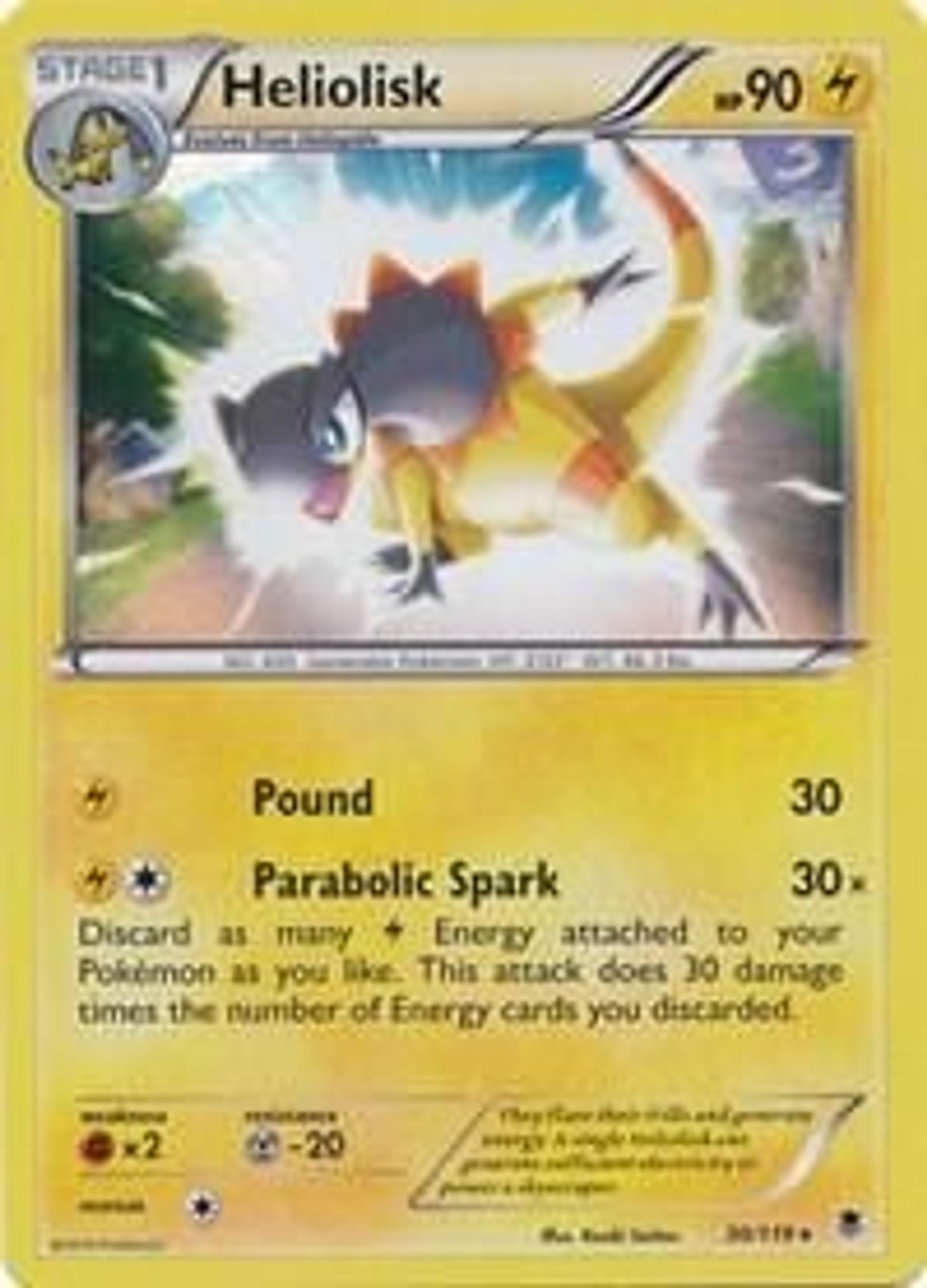 Heliolisk — Deck Exclusives — Pokemon