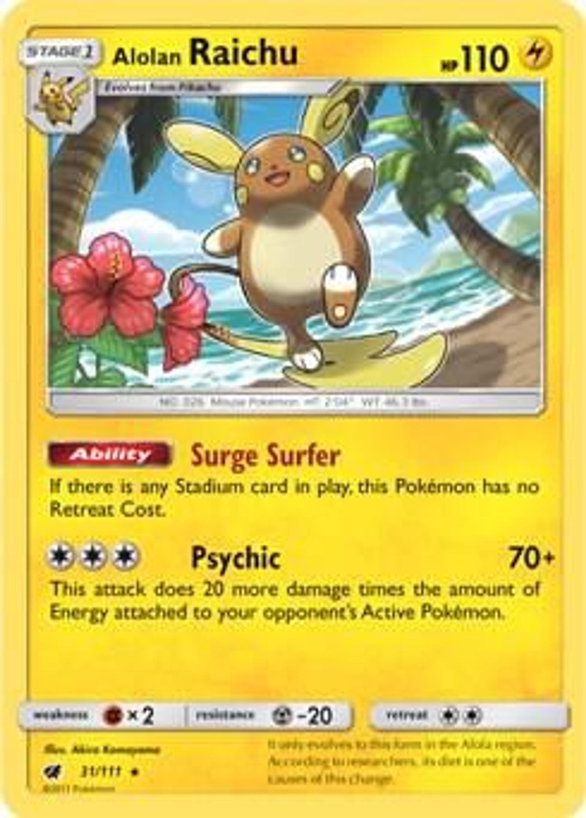 Alolan Raichu — Deck Exclusives — Pokemon