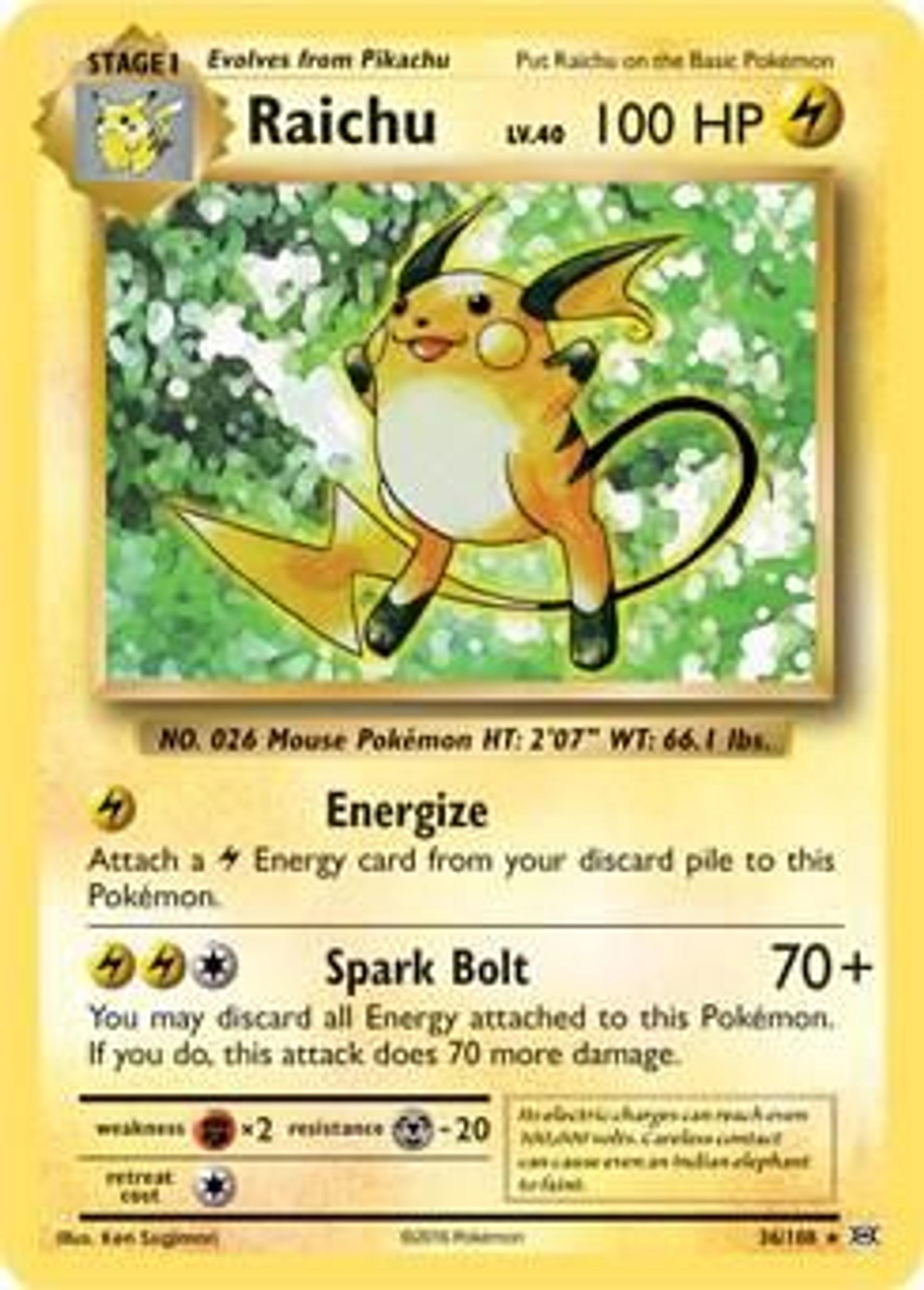 Raichu — Deck Exclusives — Pokemon