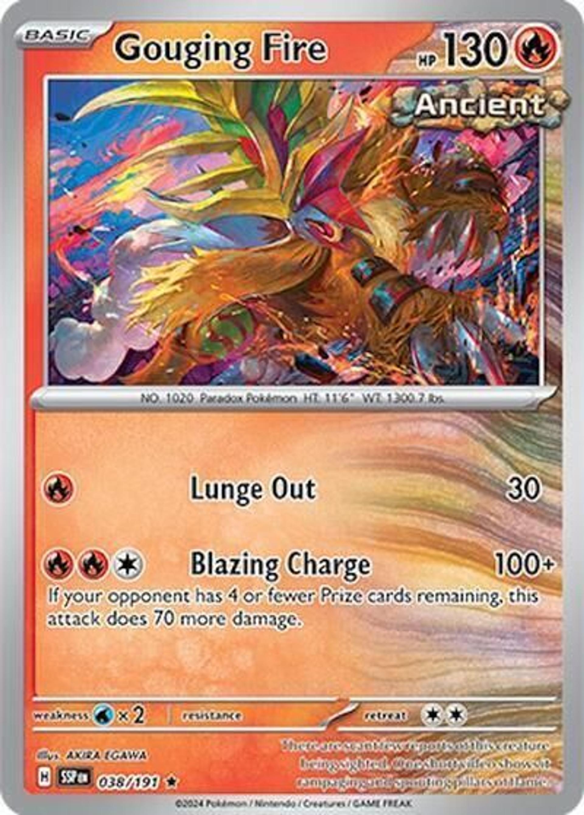 Gouging Fire — Deck Exclusives — Pokemon