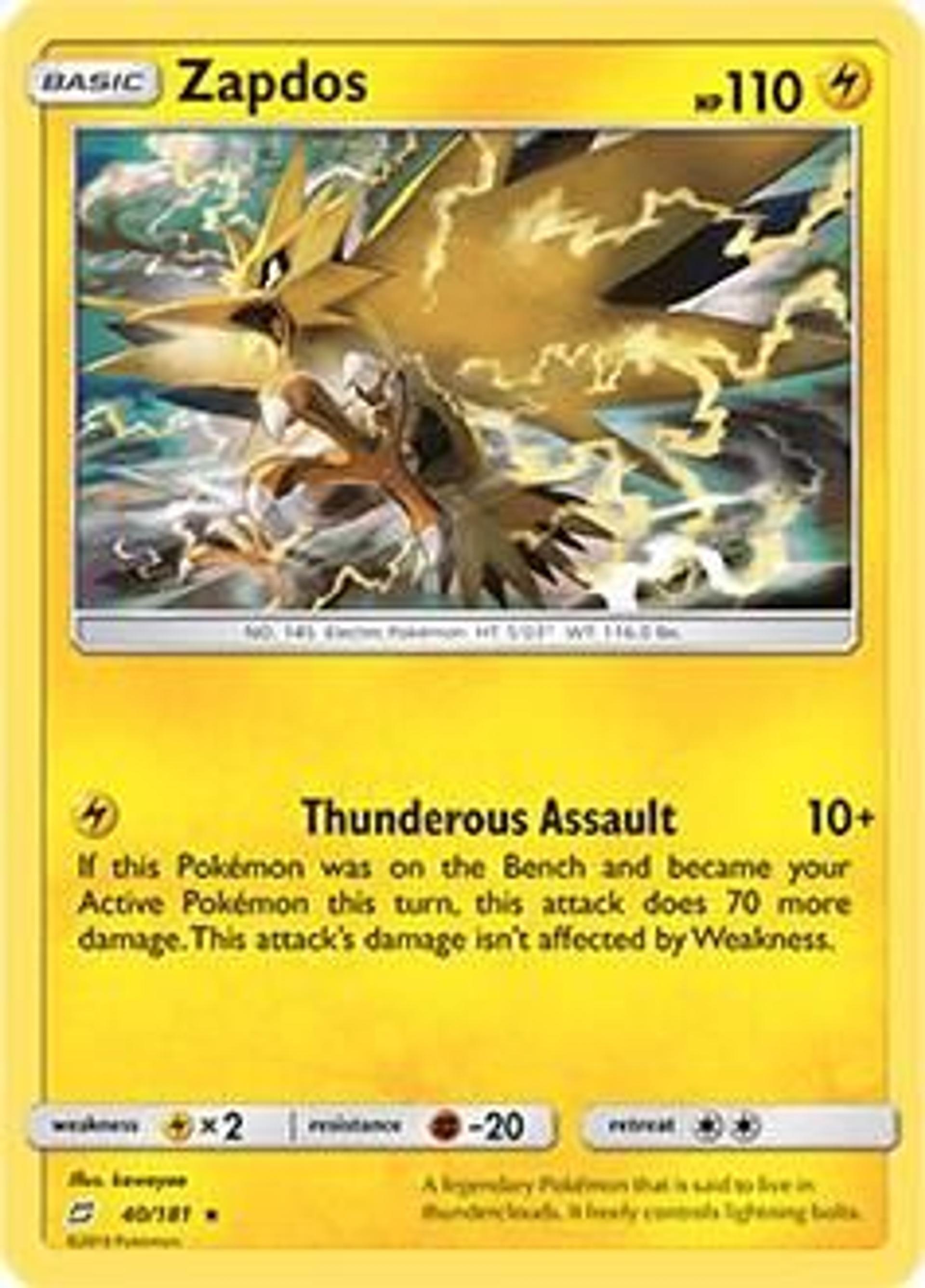 Zapdos — Deck Exclusives — Pokemon