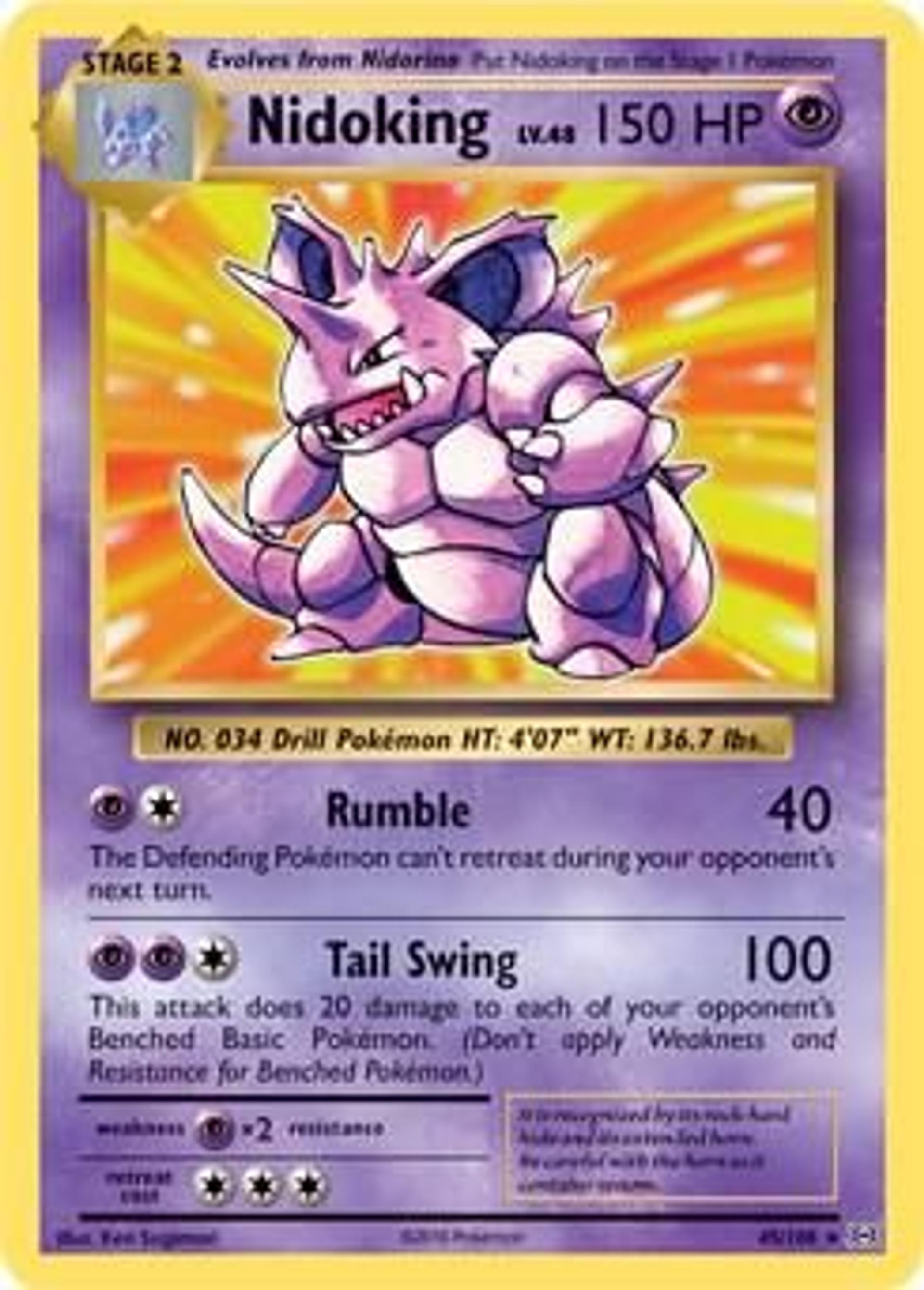 Nidoking — Deck Exclusives — Pokémon