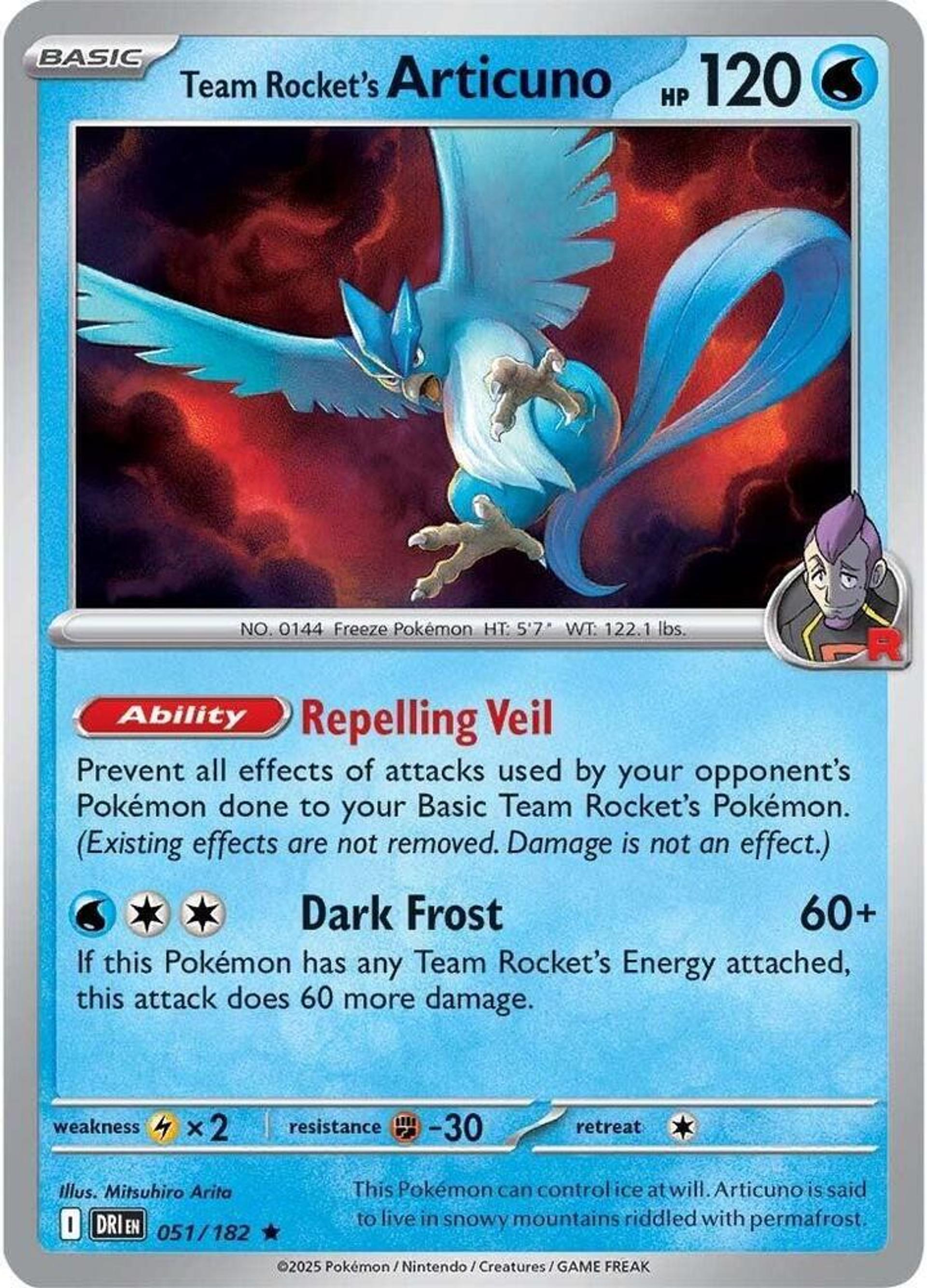 Team Rocket's Articuno — Deck Exclusives — Pokémon