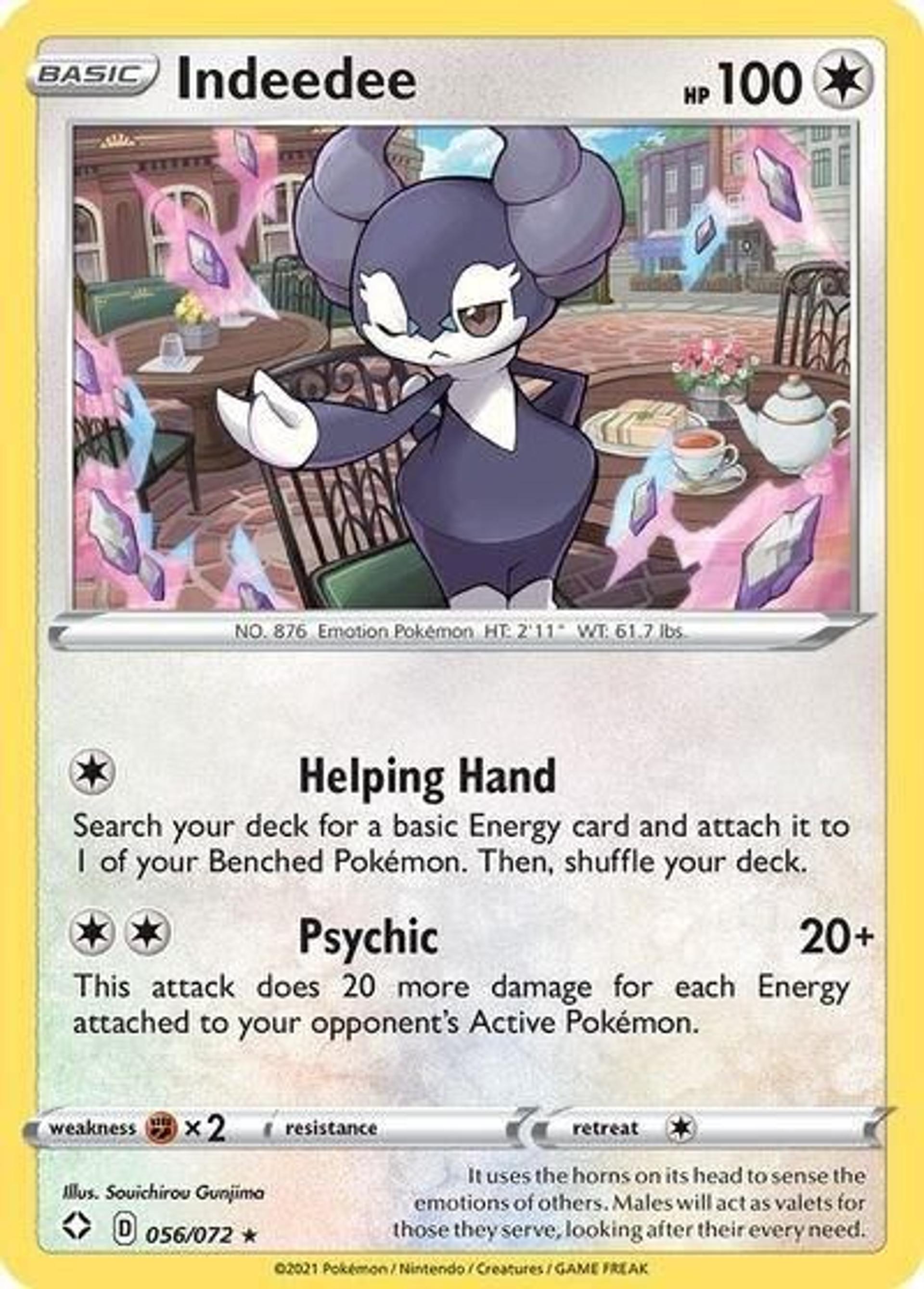Indeedee — Deck Exclusives — Pokemon