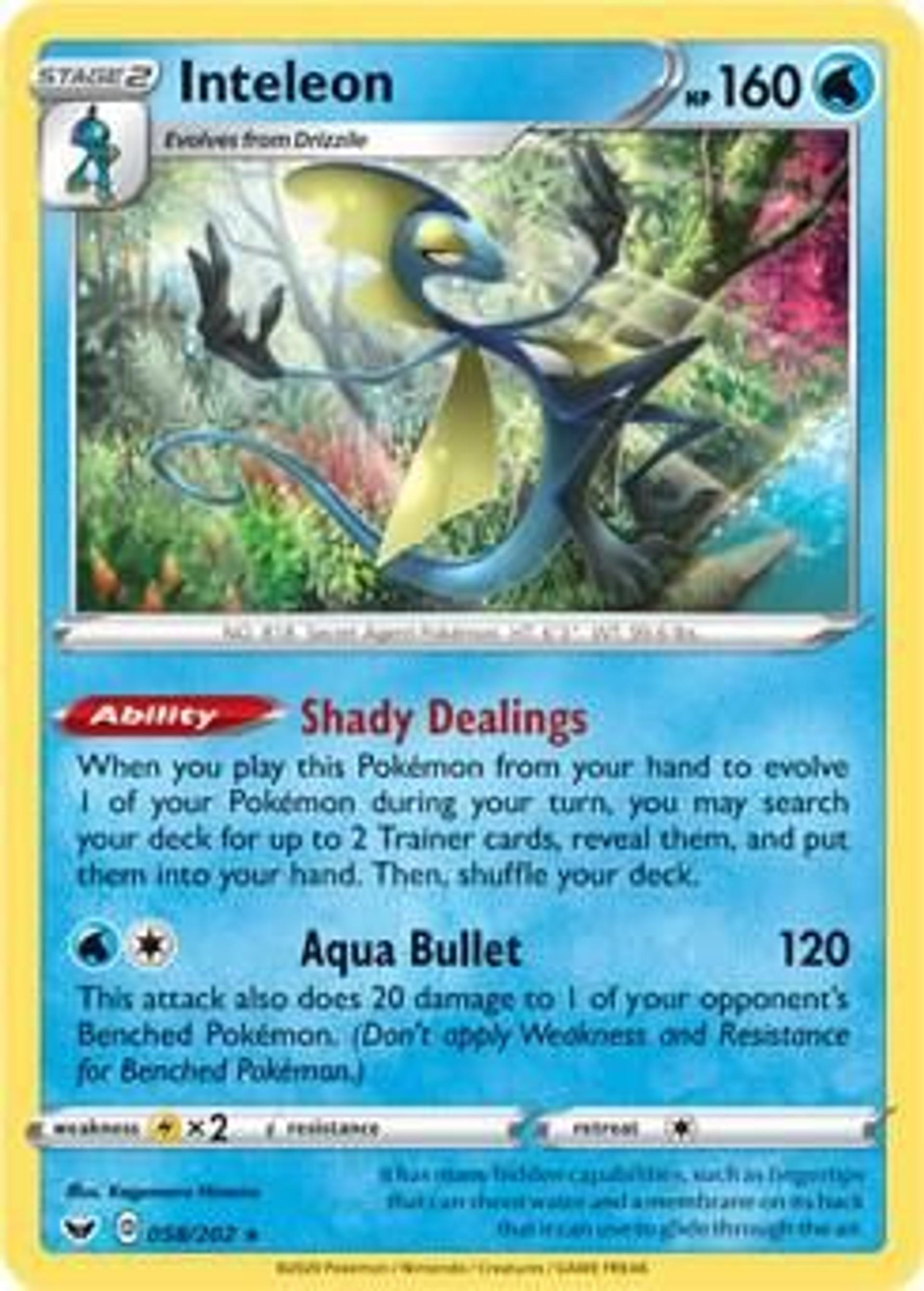 Inteleon — Deck Exclusives — Pokemon
