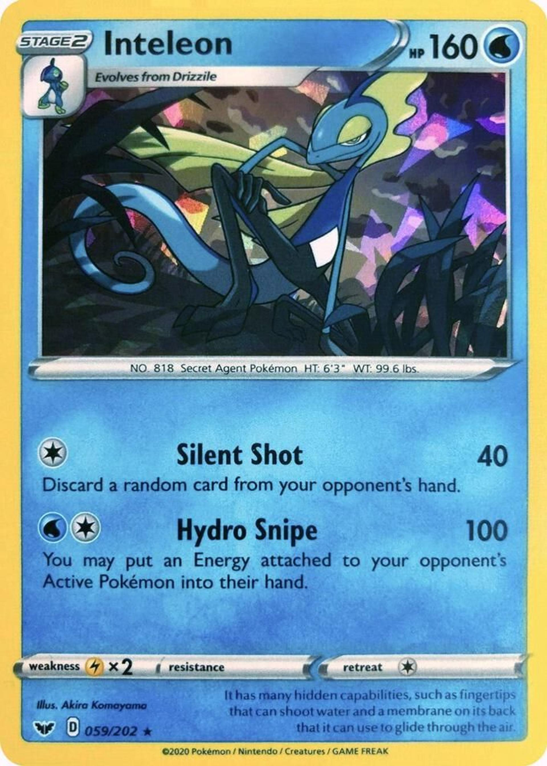 Inteleon — Deck Exclusives — Pokemon