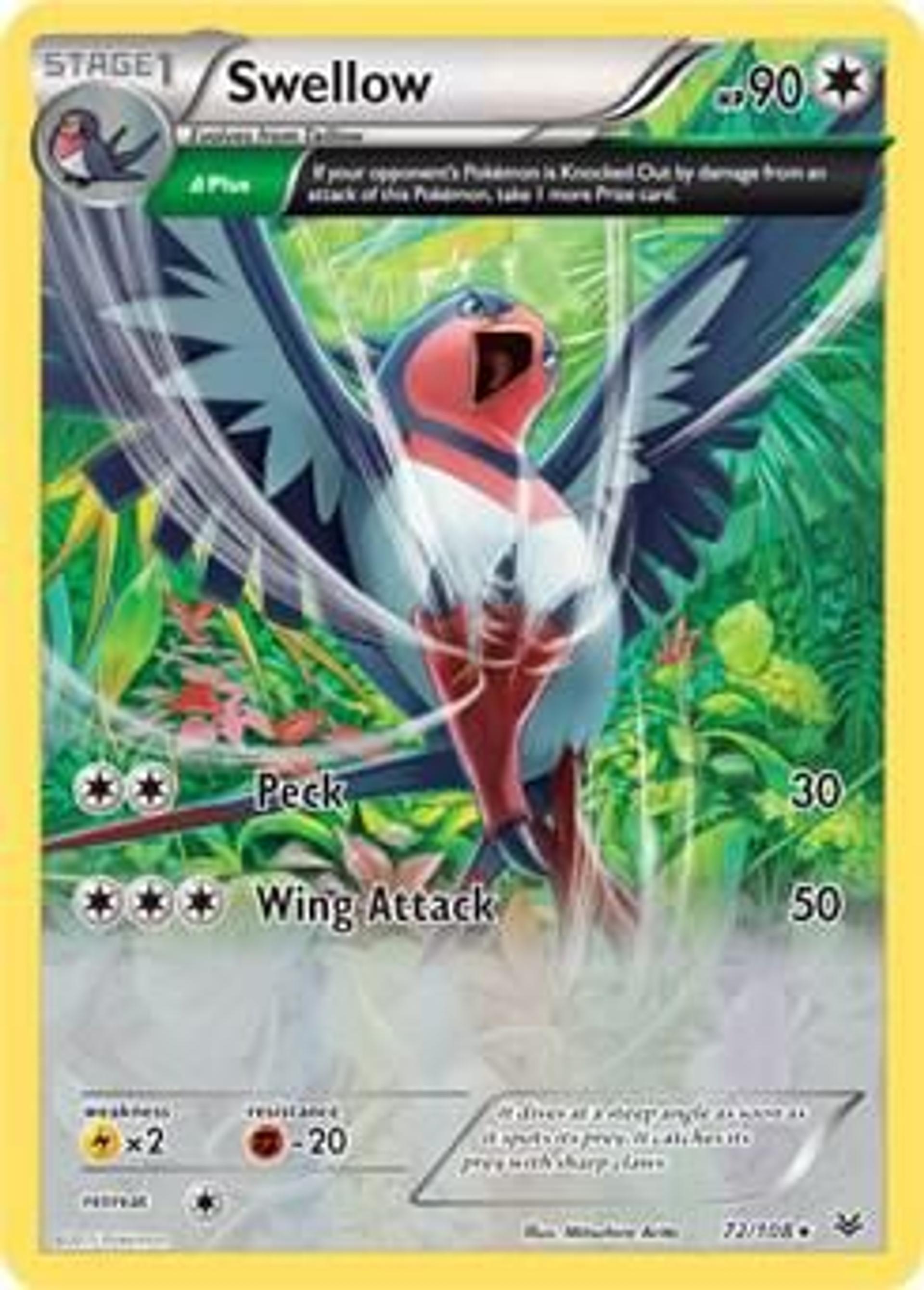 Swellow — Deck Exclusives — Pokemon