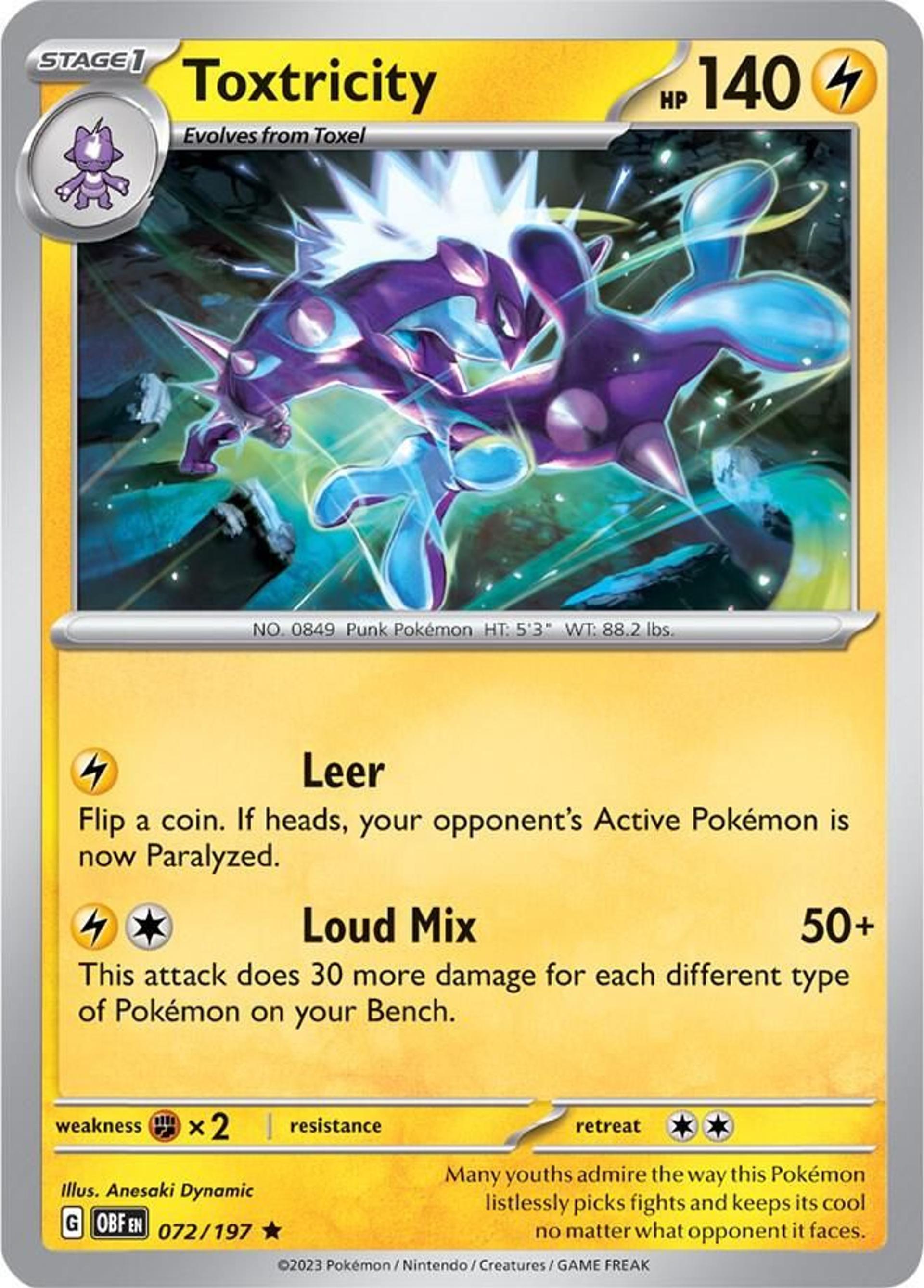 Toxtricity — Deck Exclusives — Pokémon