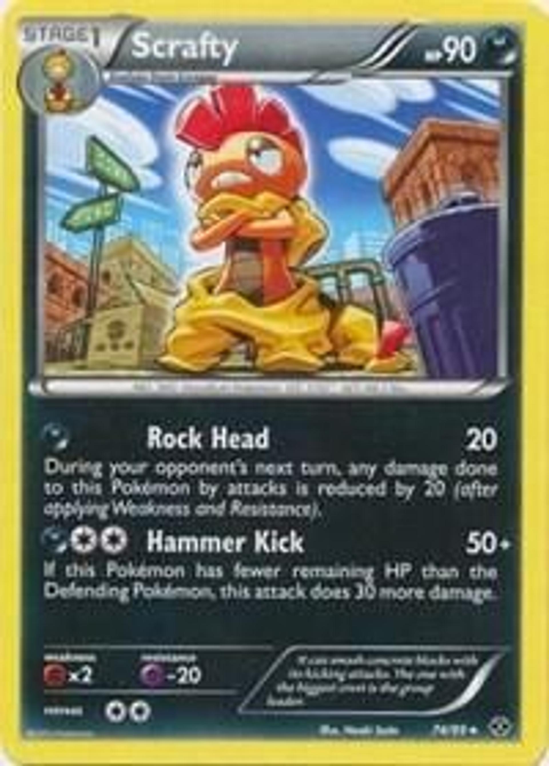 Scrafty — Deck Exclusives — Pokemon