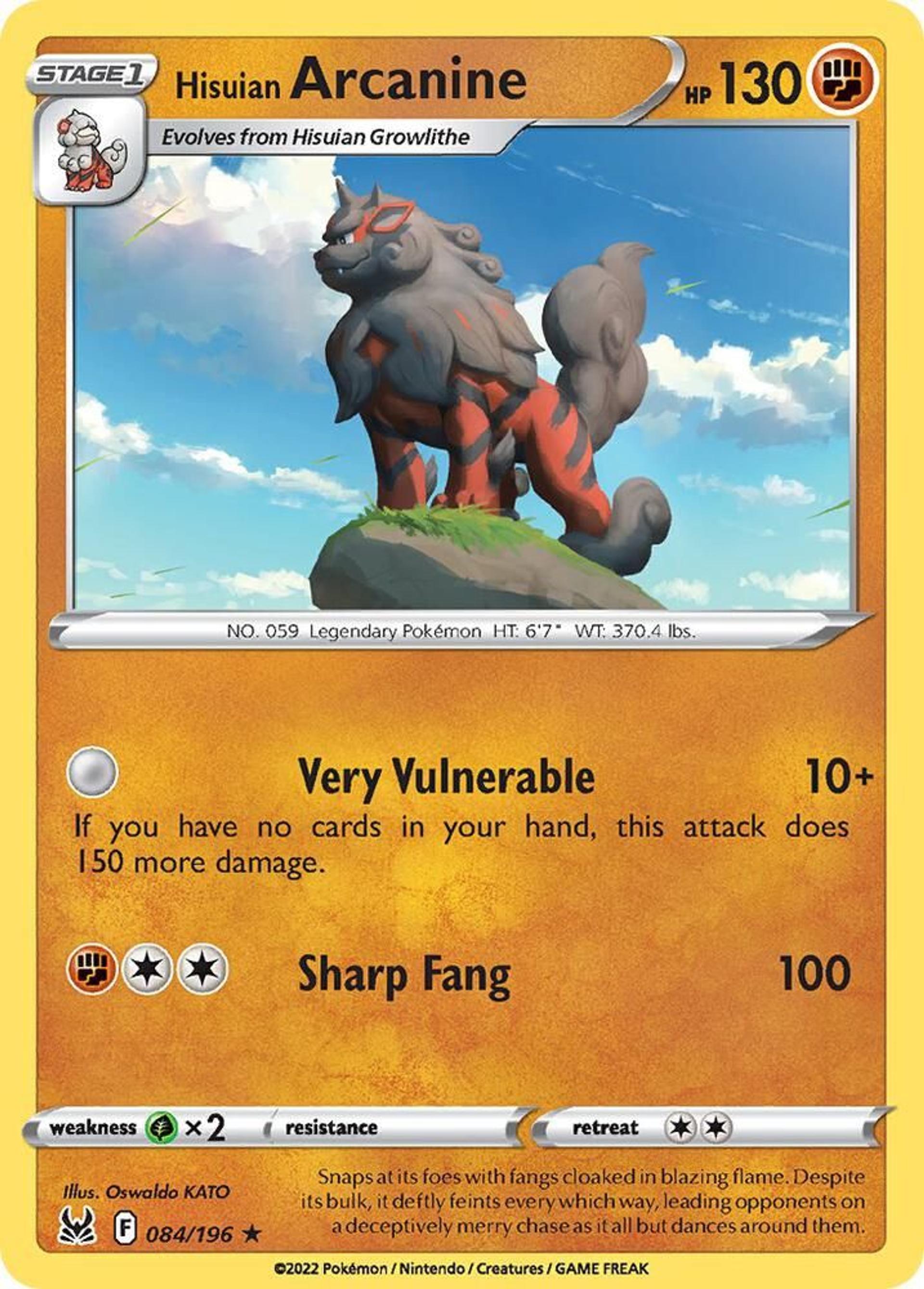Hisuian Arcanine — Deck Exclusives — Pokemon