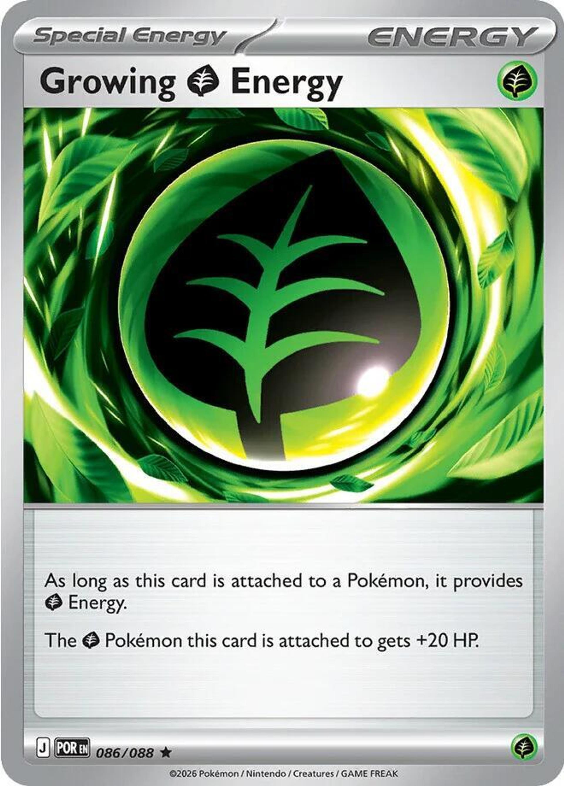 Growing Grass Energy — Deck Exclusives — Pokemon