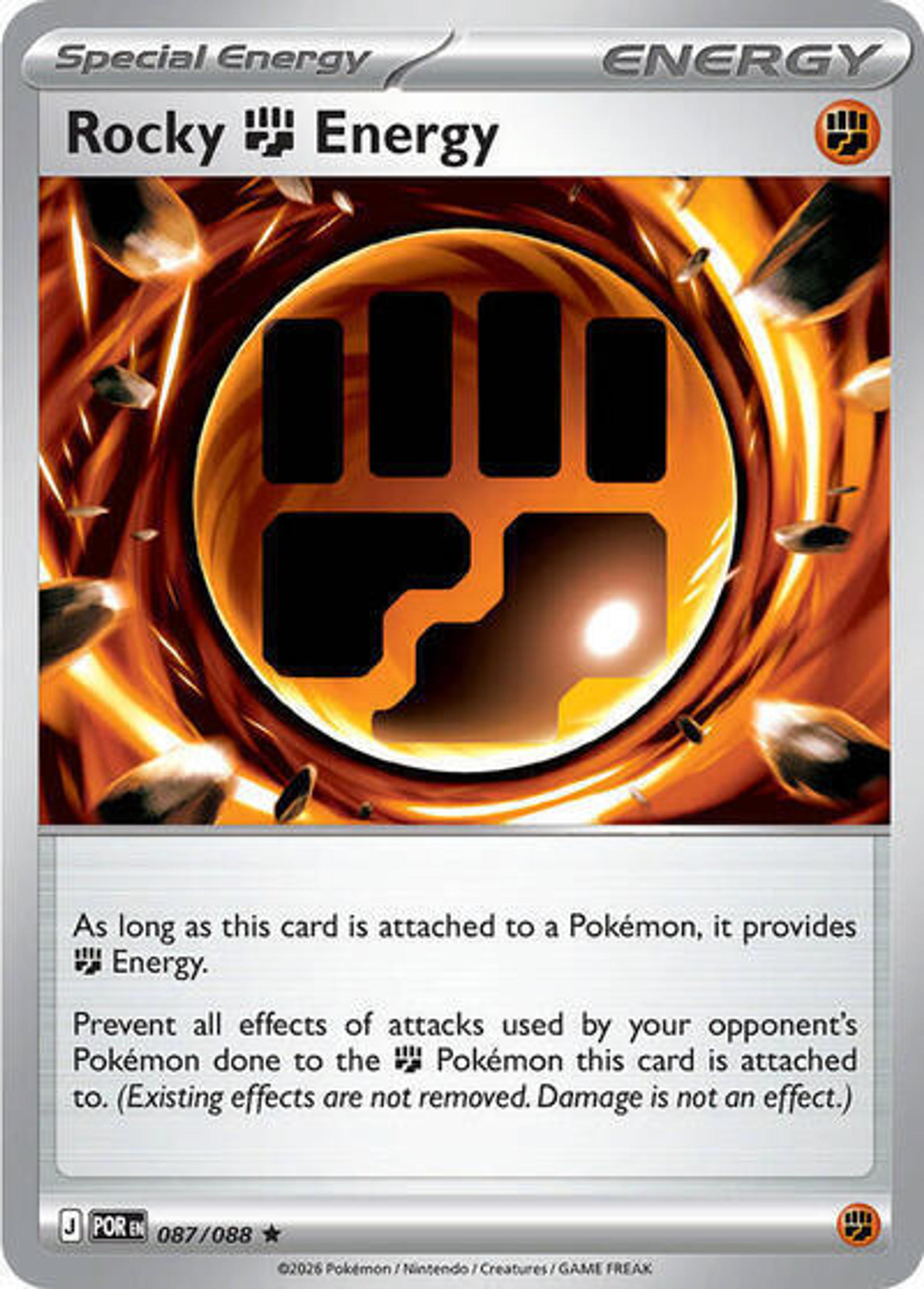 Rocky Fighting Energy — Deck Exclusives — Pokemon