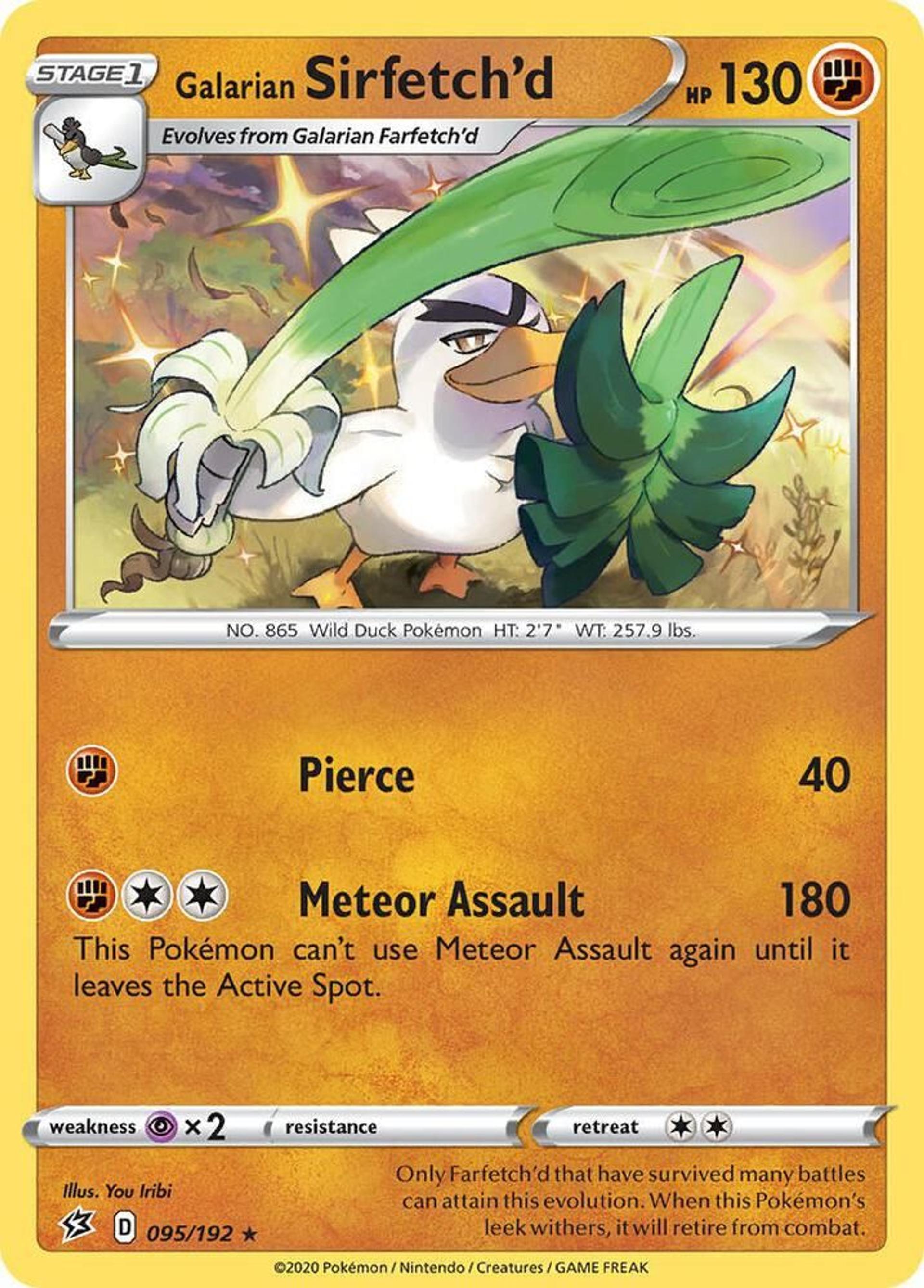 Galarian Sirfetch'd — Deck Exclusives — Pokemon