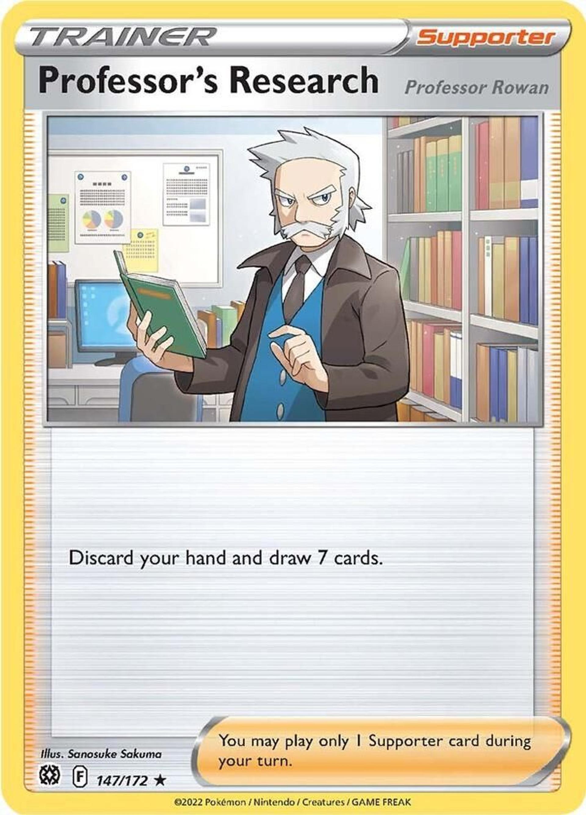 Professor's Research — Deck Exclusives — Pokemon