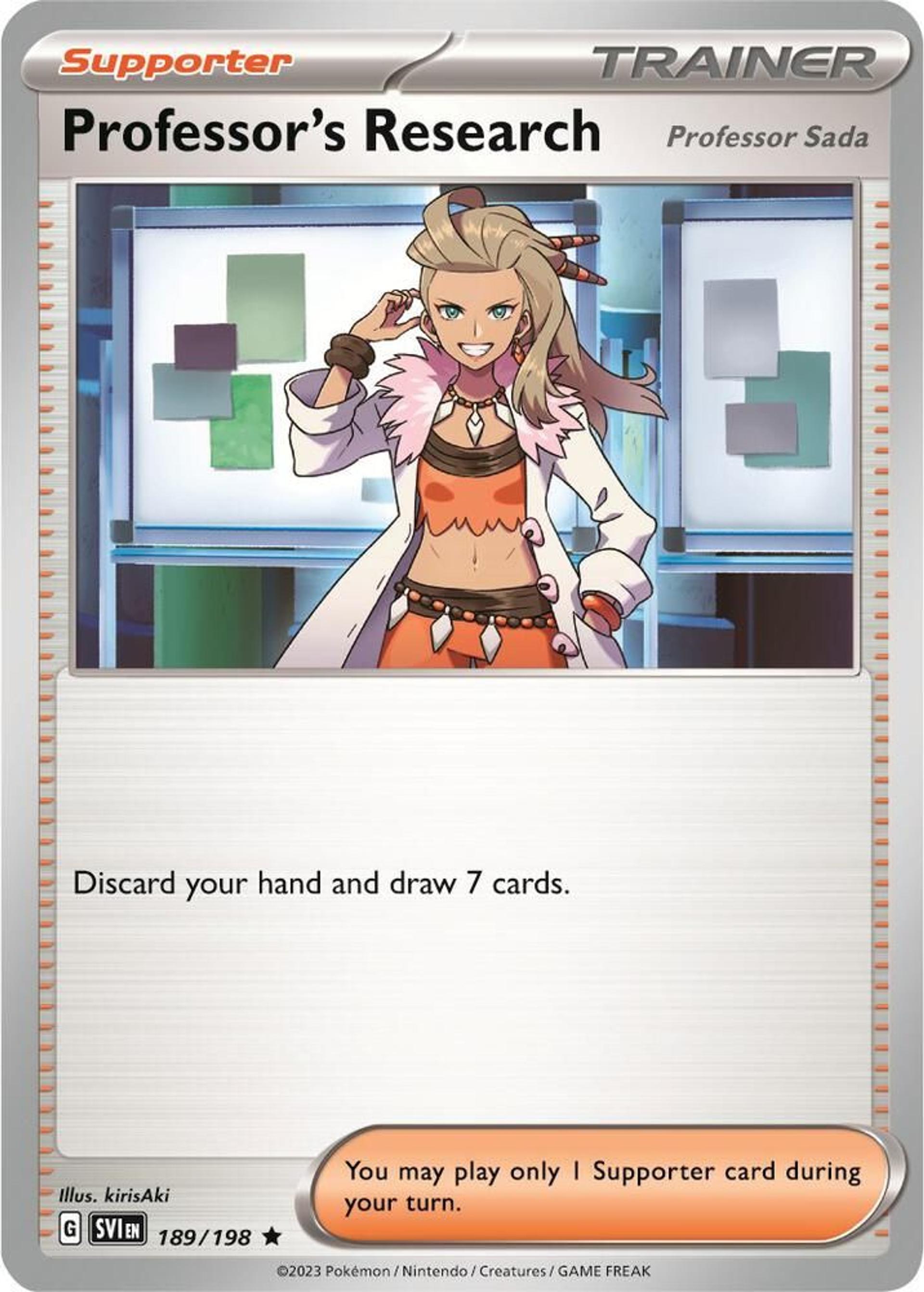 Professor's Research — Deck Exclusives — Pokémon