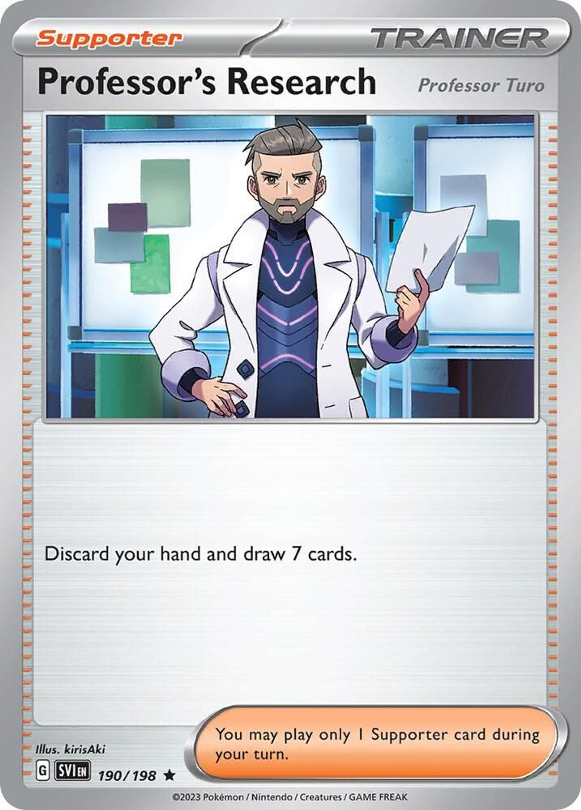 Professor's Research — Deck Exclusives — Pokemon