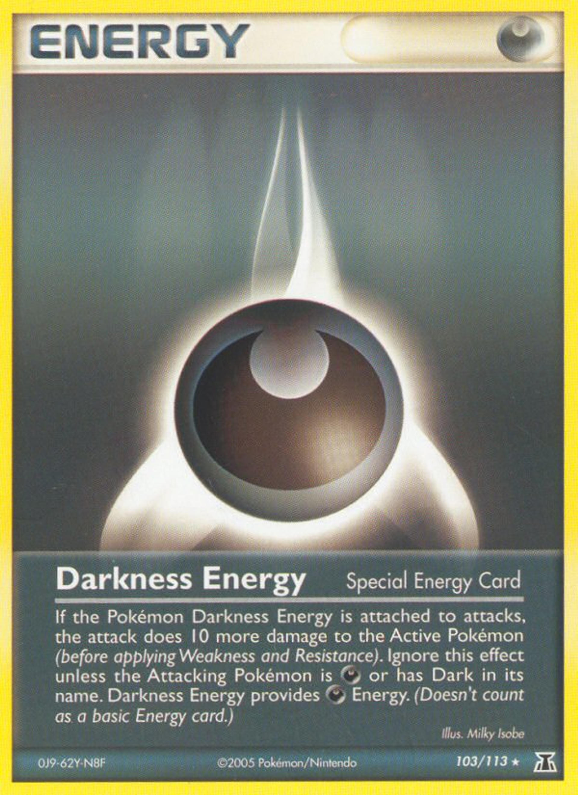 Énergie Obscurité — Delta Species — Pokemon