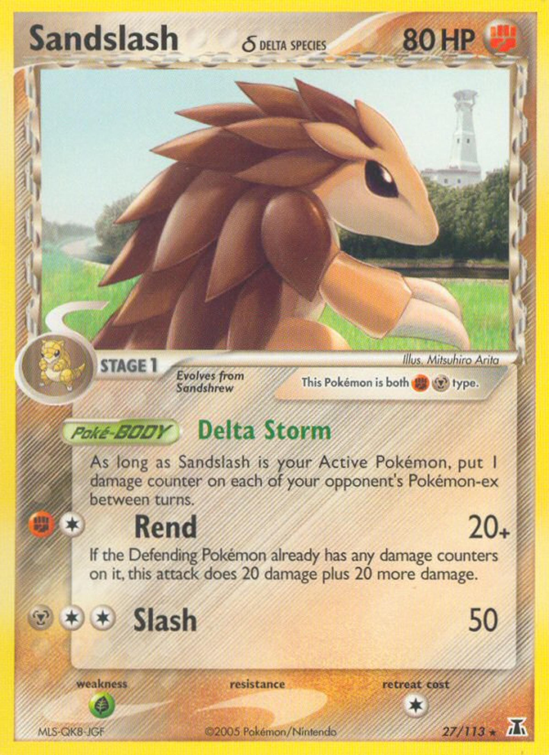 Sandslash — Delta Species — Pokemon