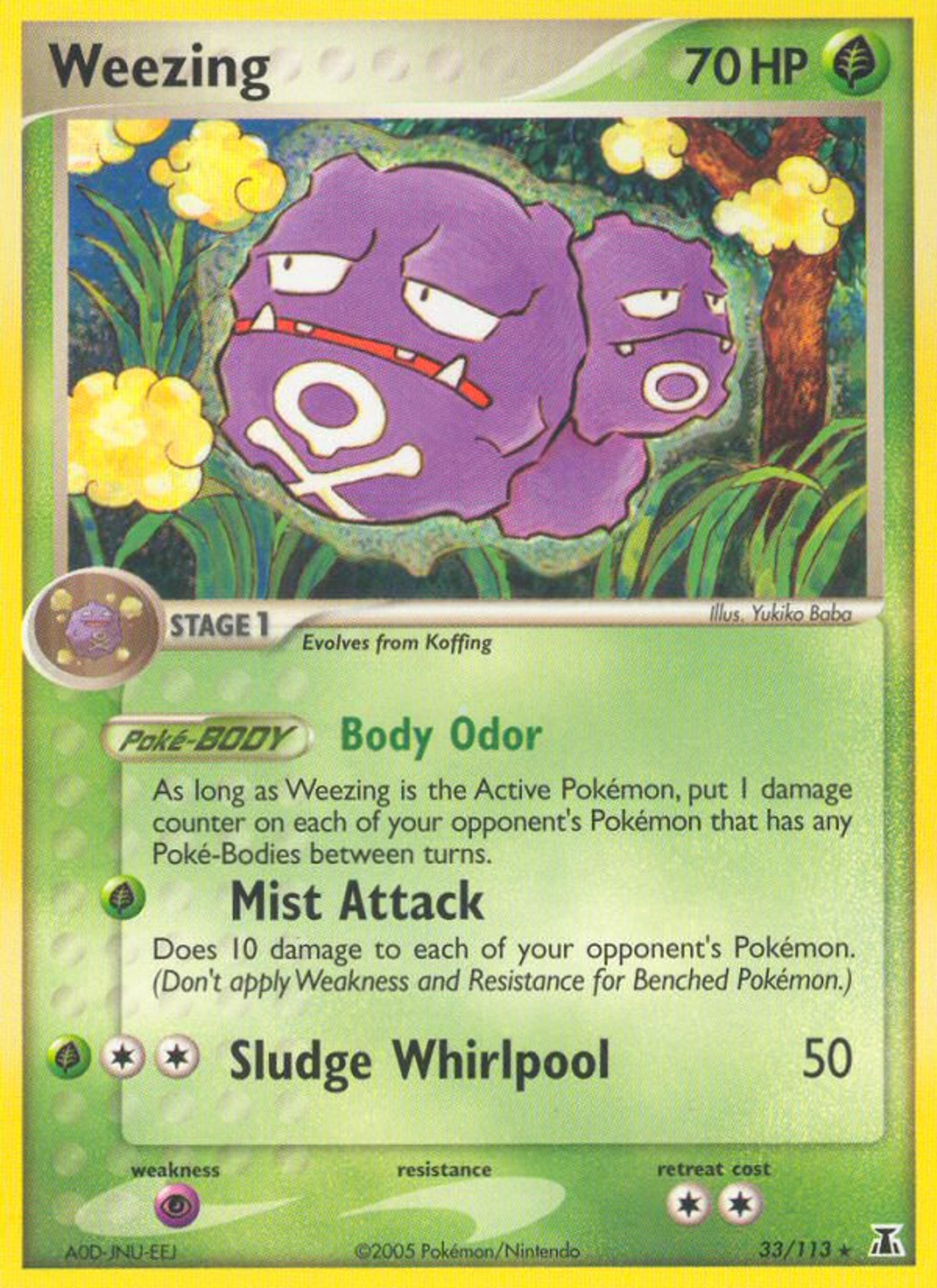 Weezing — Delta Species — Pokemon