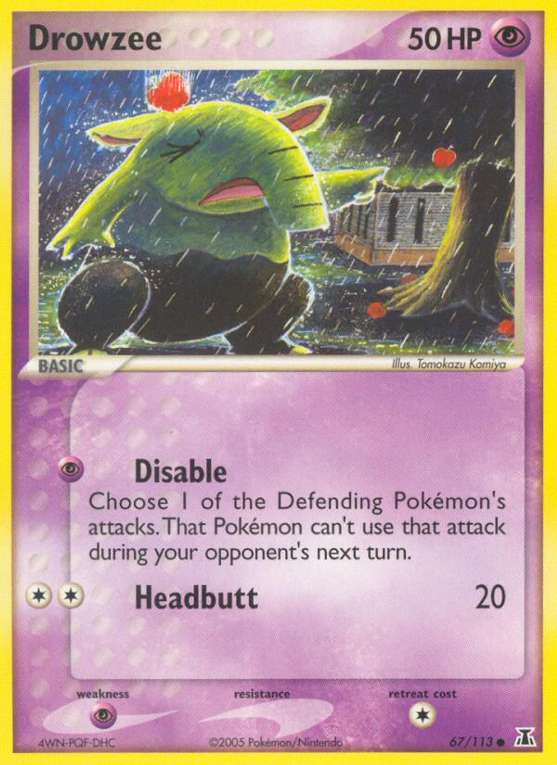Drowzee — Delta Species — Pokemon