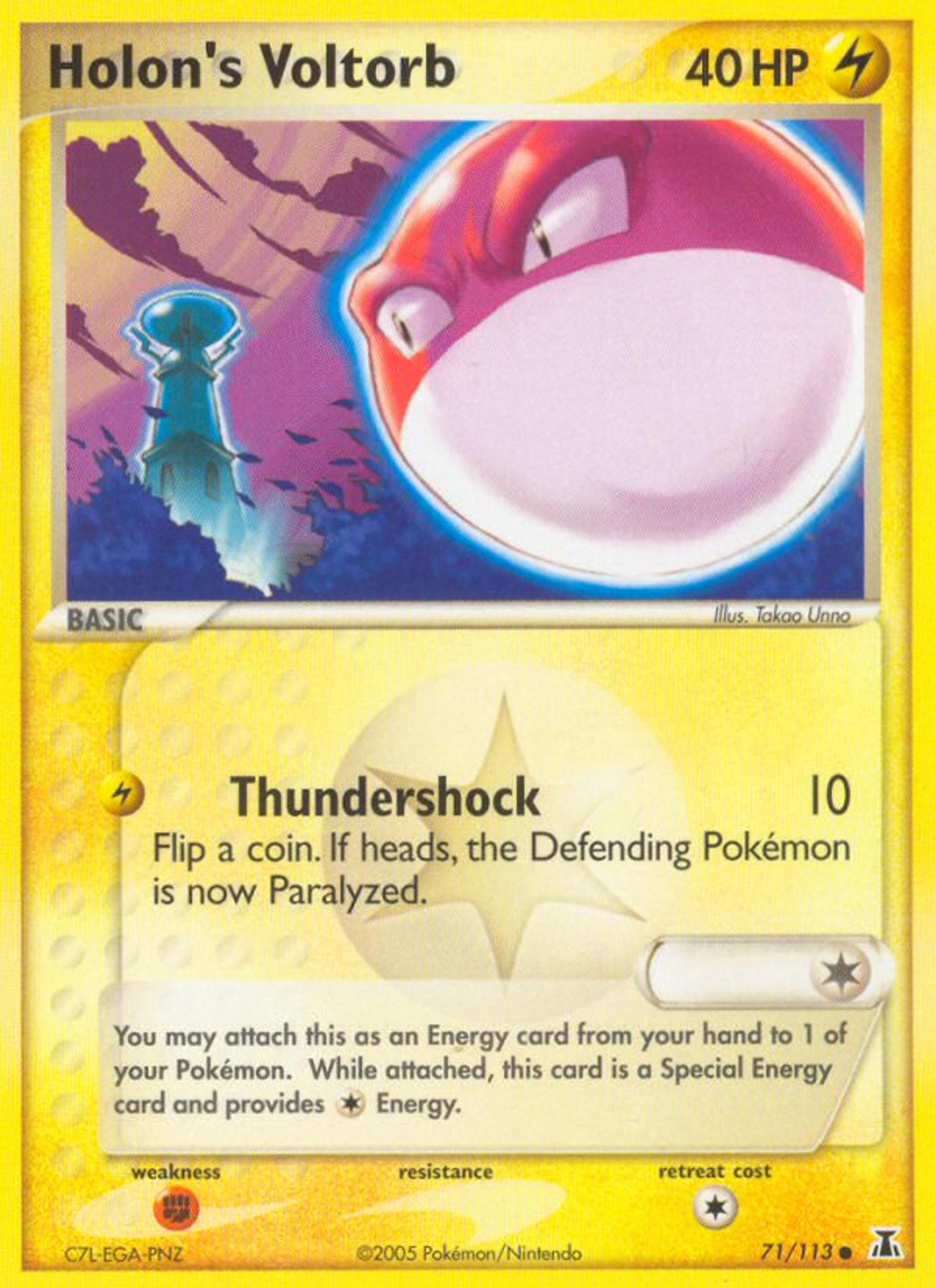 Holon's Voltorb — Delta Species — Pokemon