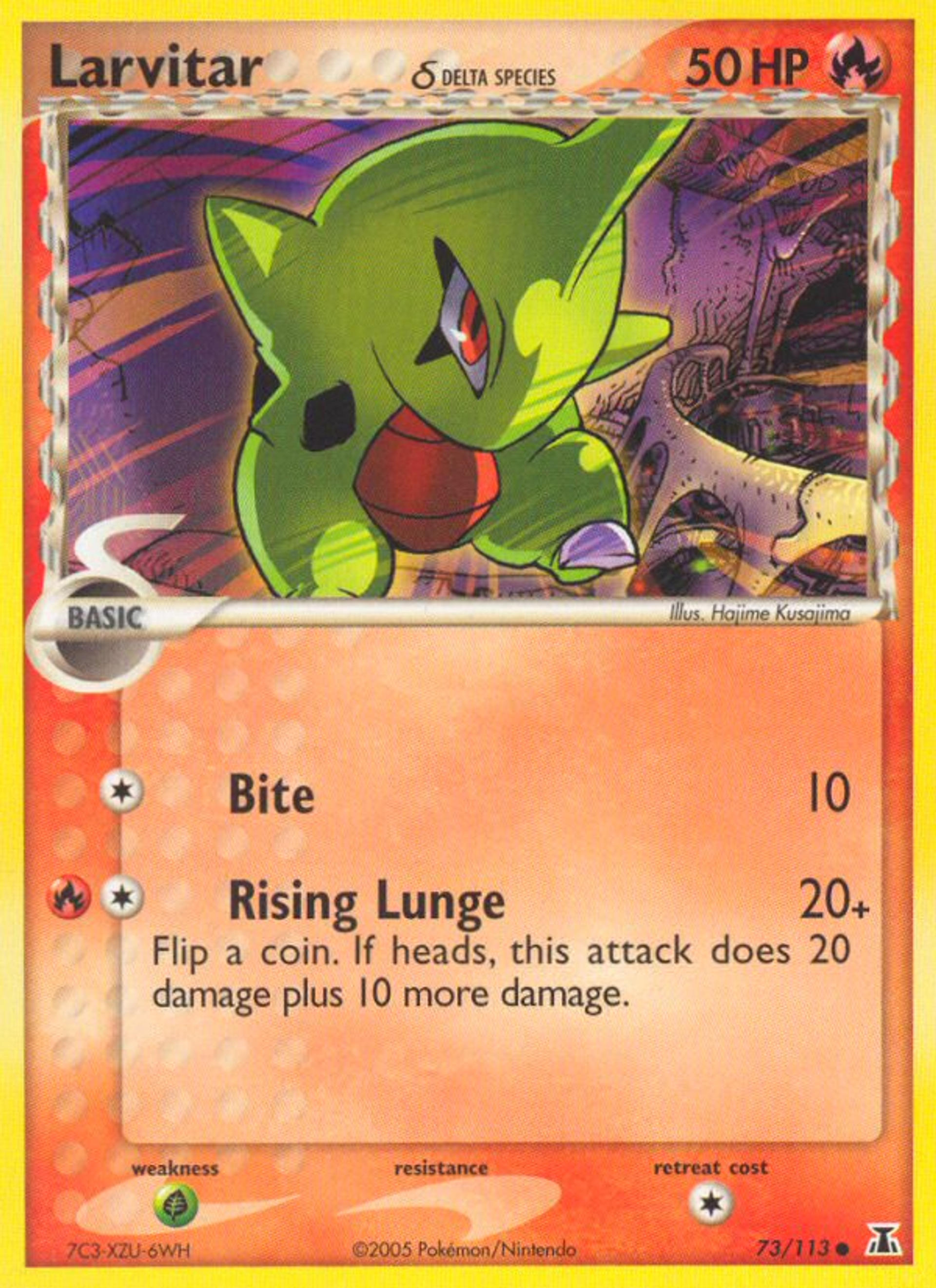 Larvitar — Delta Species — Pokemon