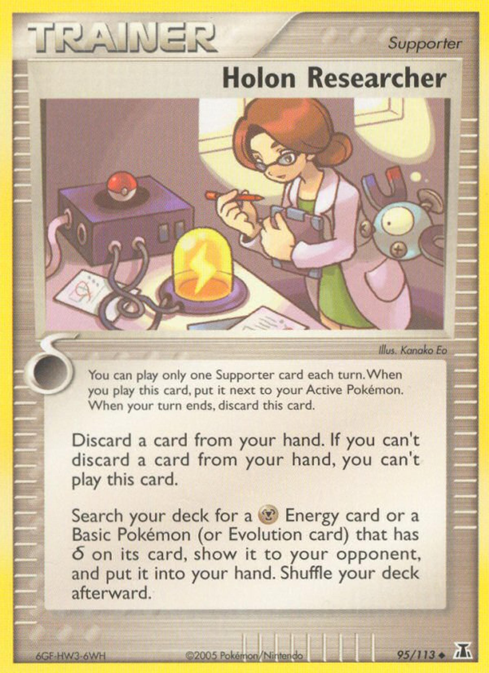 Holon Researcher — Delta Species — Pokemon