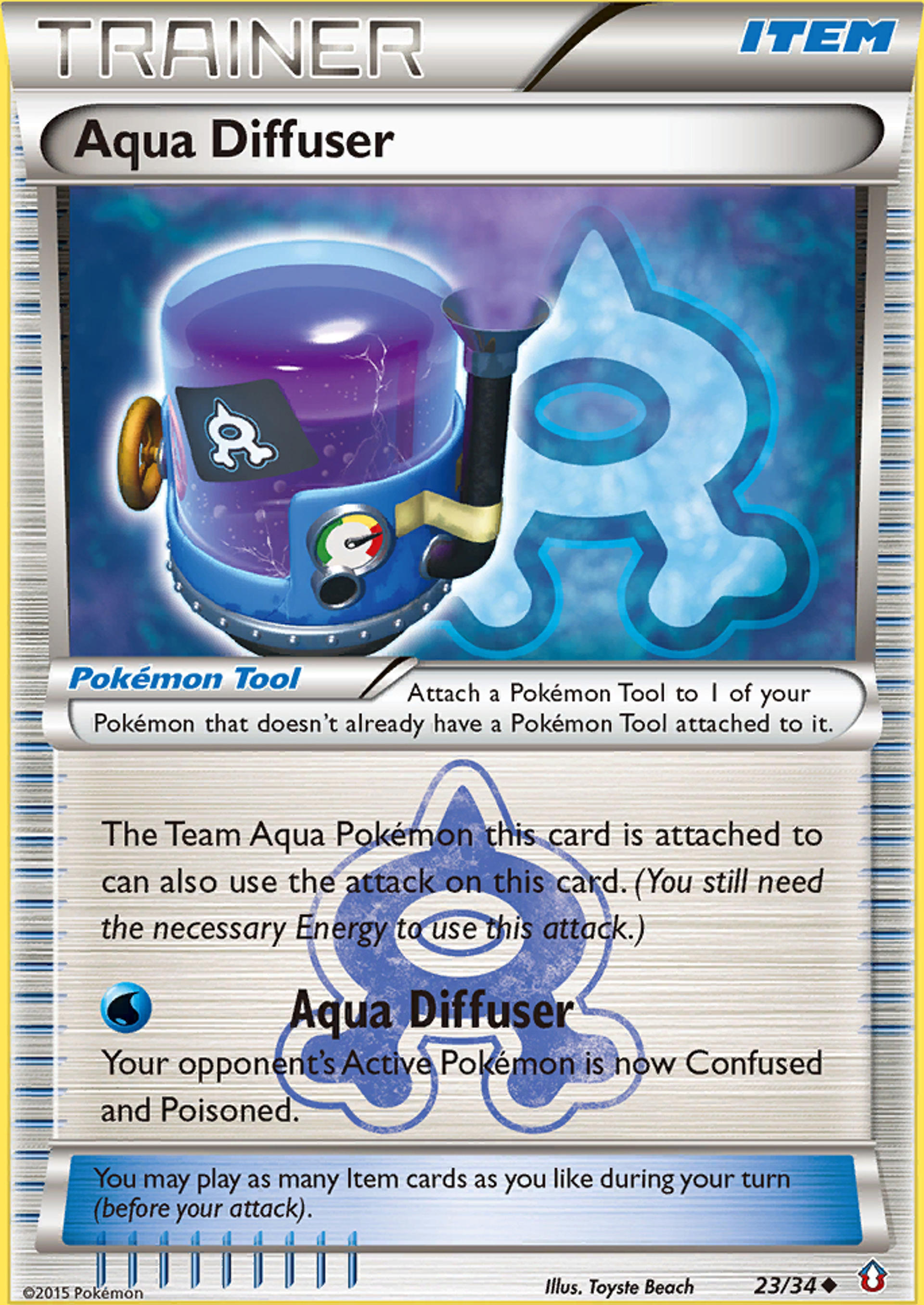 Diffuseur Aqua — Double Crisis — Pokemon