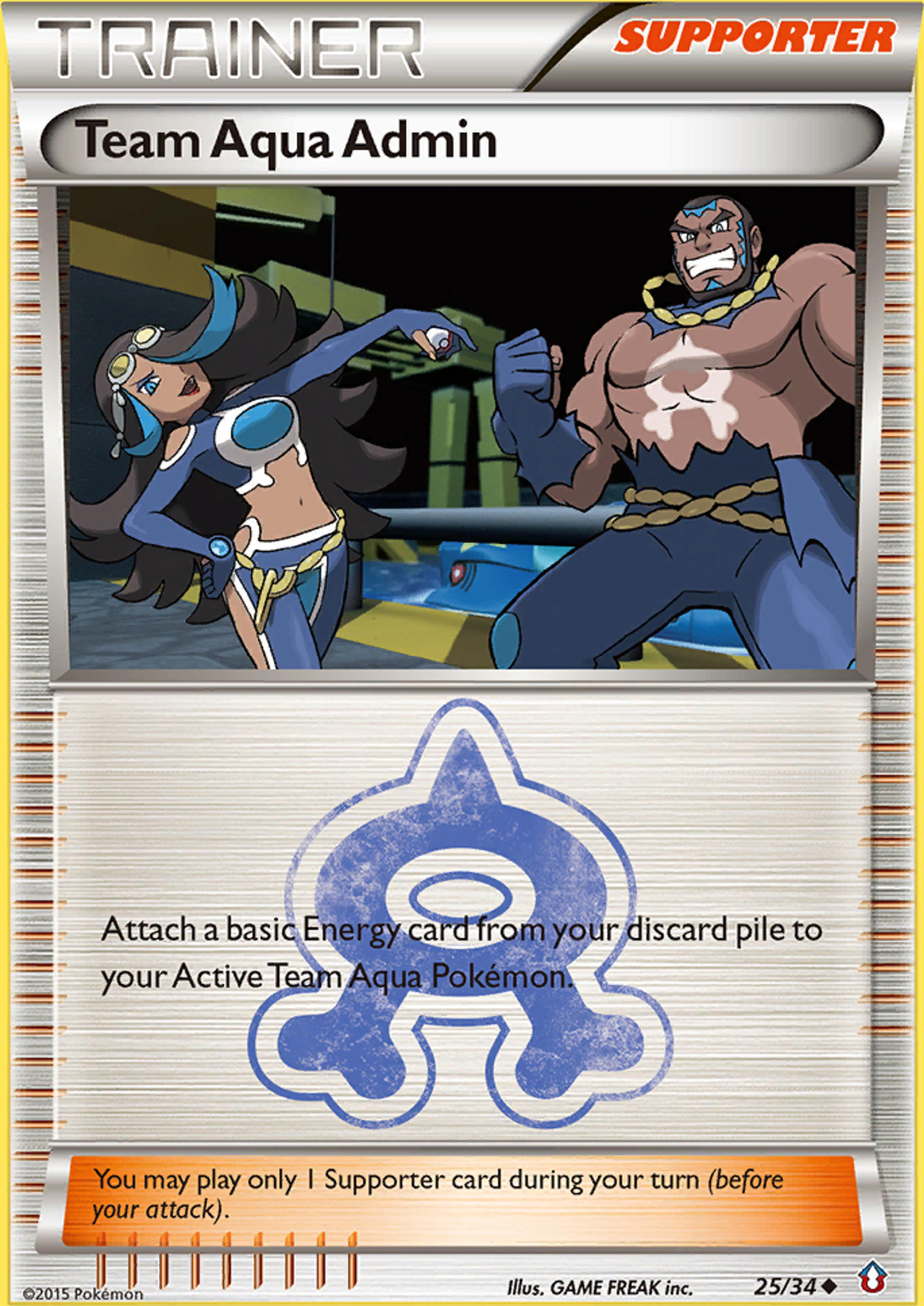 Team Aqua Admin — Double Crisis — Pokemon