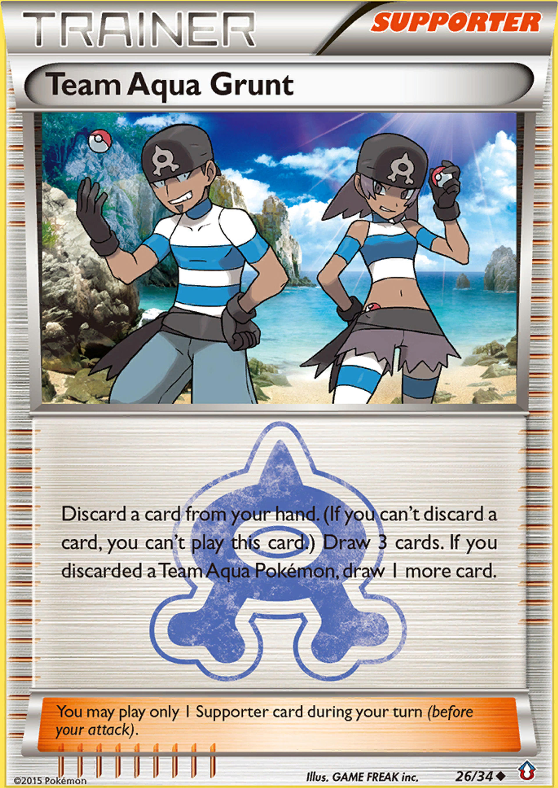 Team Aqua Grunt — Double Crisis — Pokemon