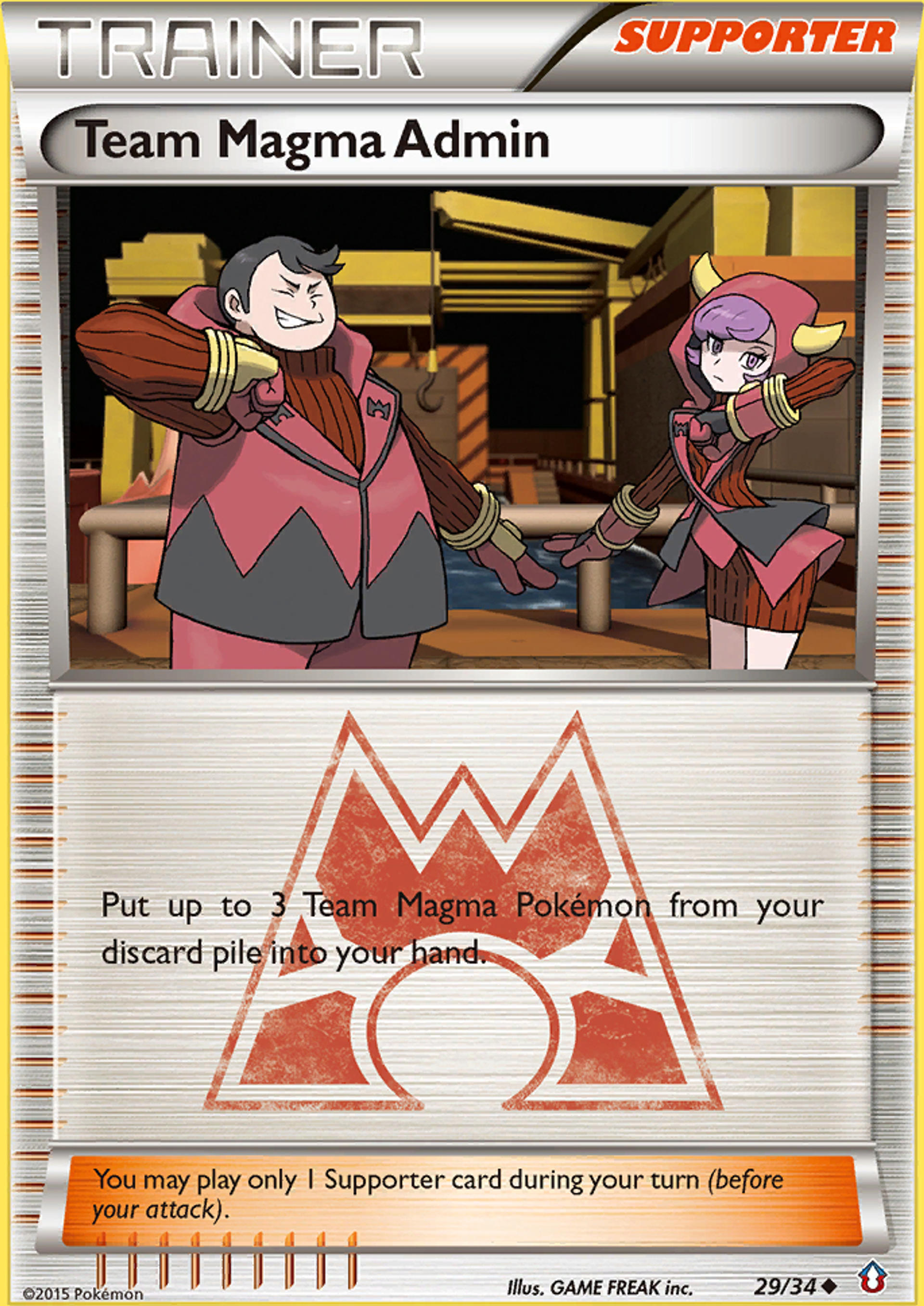 Team Magma Admin — Double Crisis — Pokemon