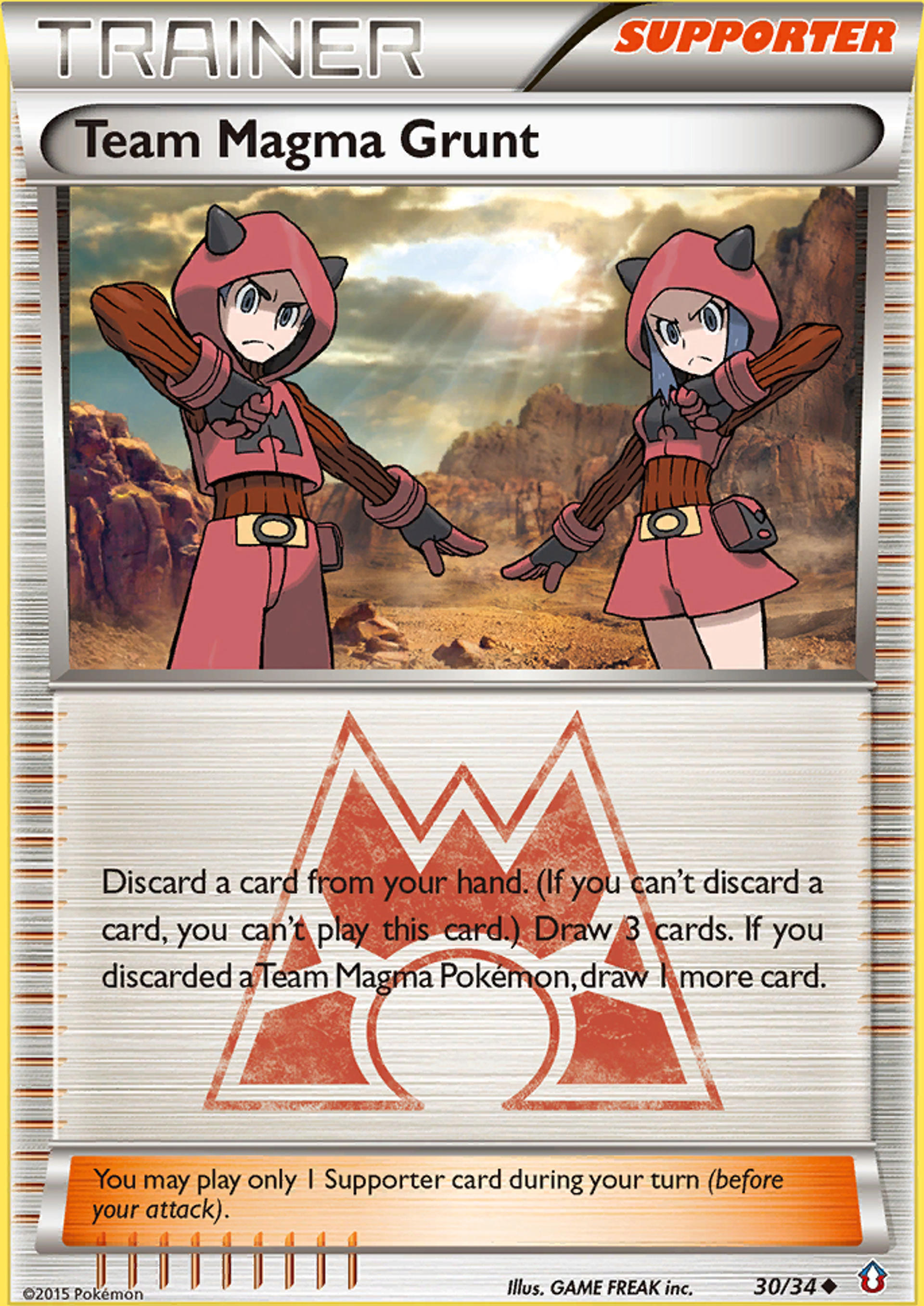 Team Magma Grunt — Double Crisis — Pokemon