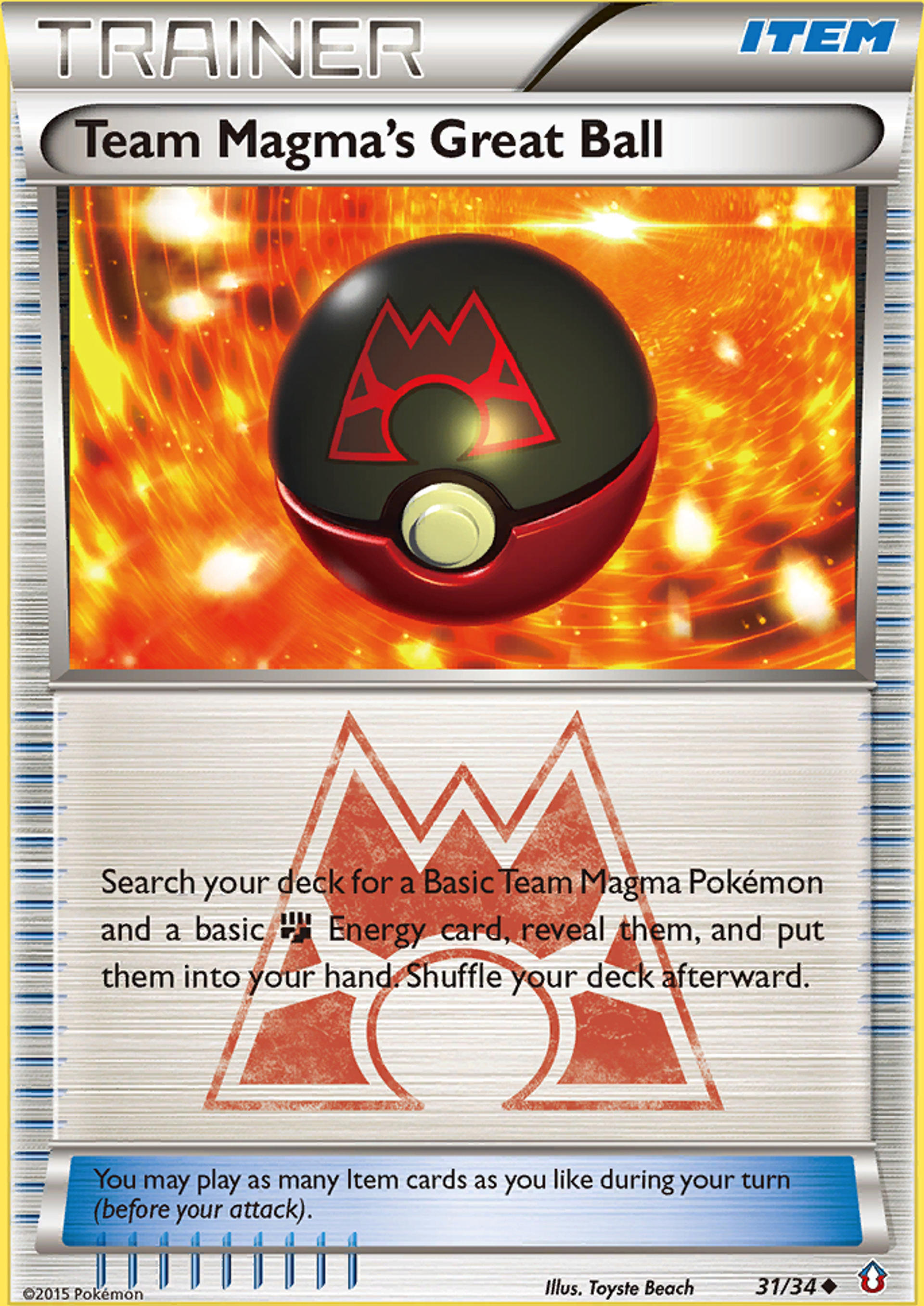 Team Magma's Great Ball — Double Crisis — Pokemon