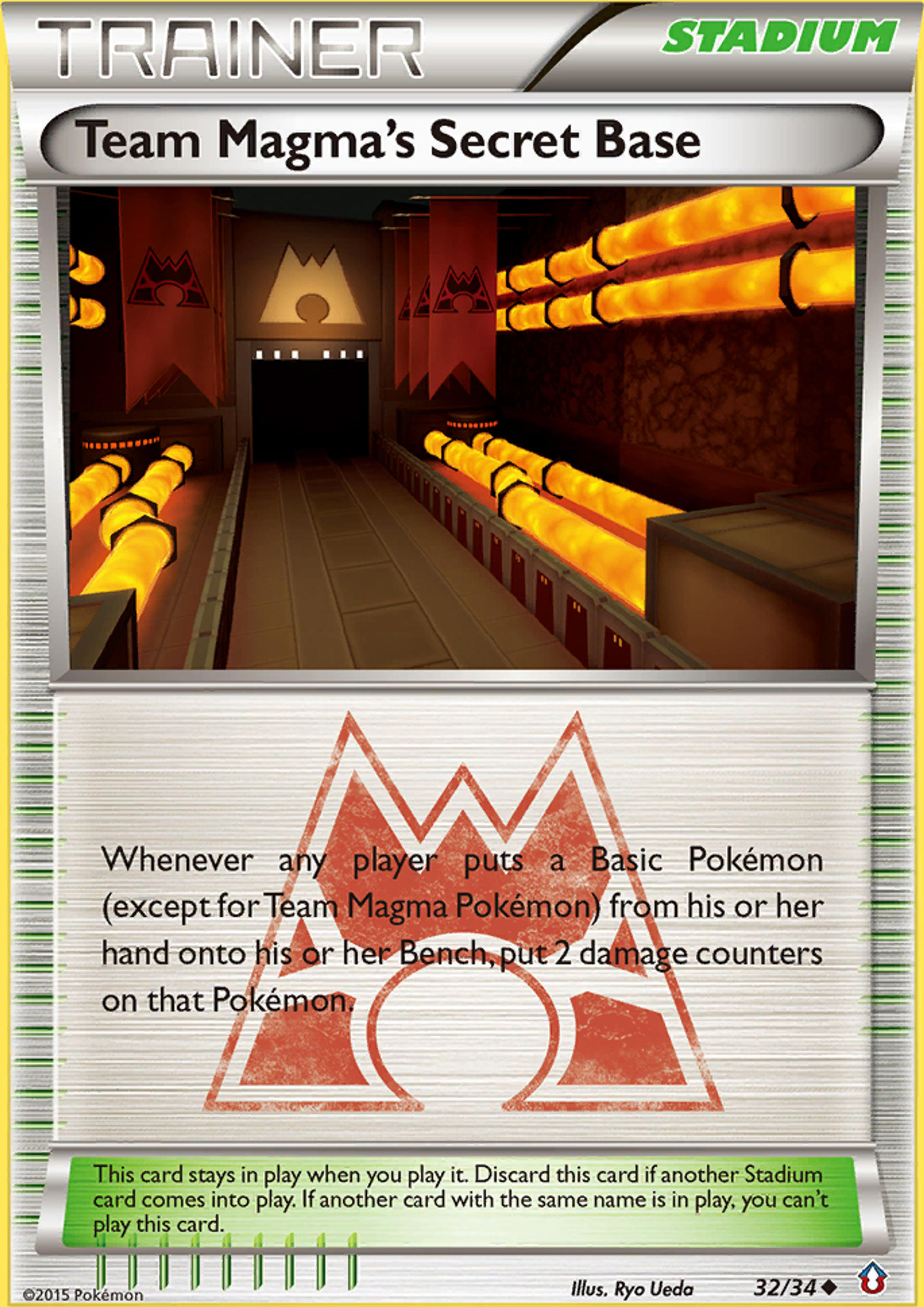 Team Magma's Secret Base — Double Crisis — Pokemon