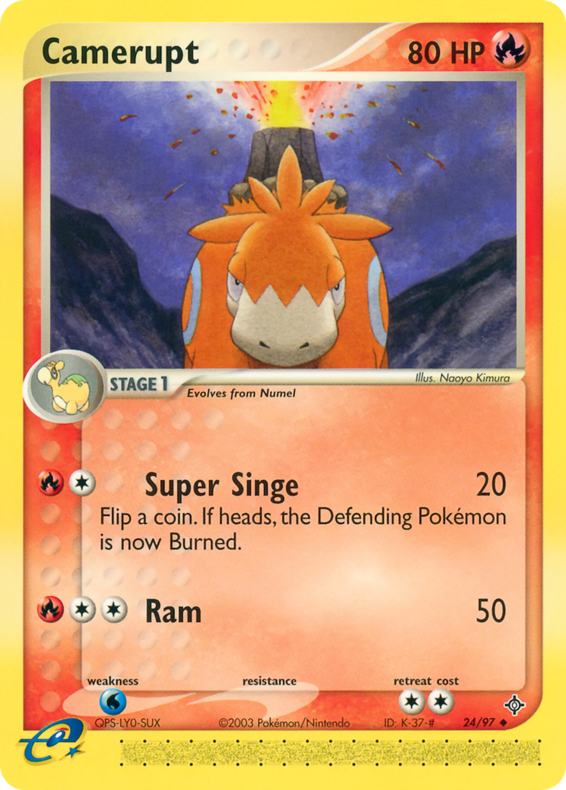 Camerupt — Dragon — Pokemon