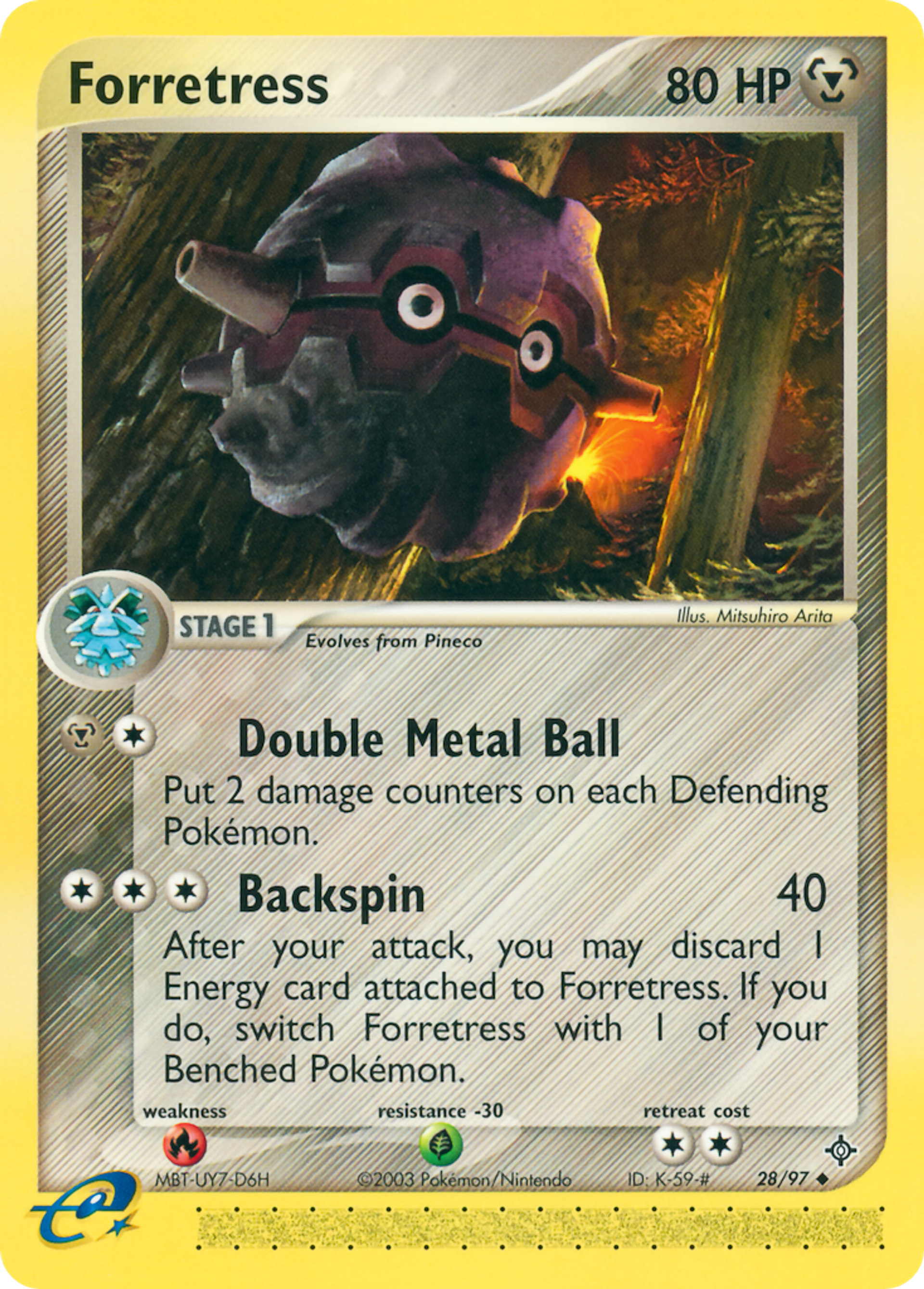 Forretress — Dragon — Pokemon