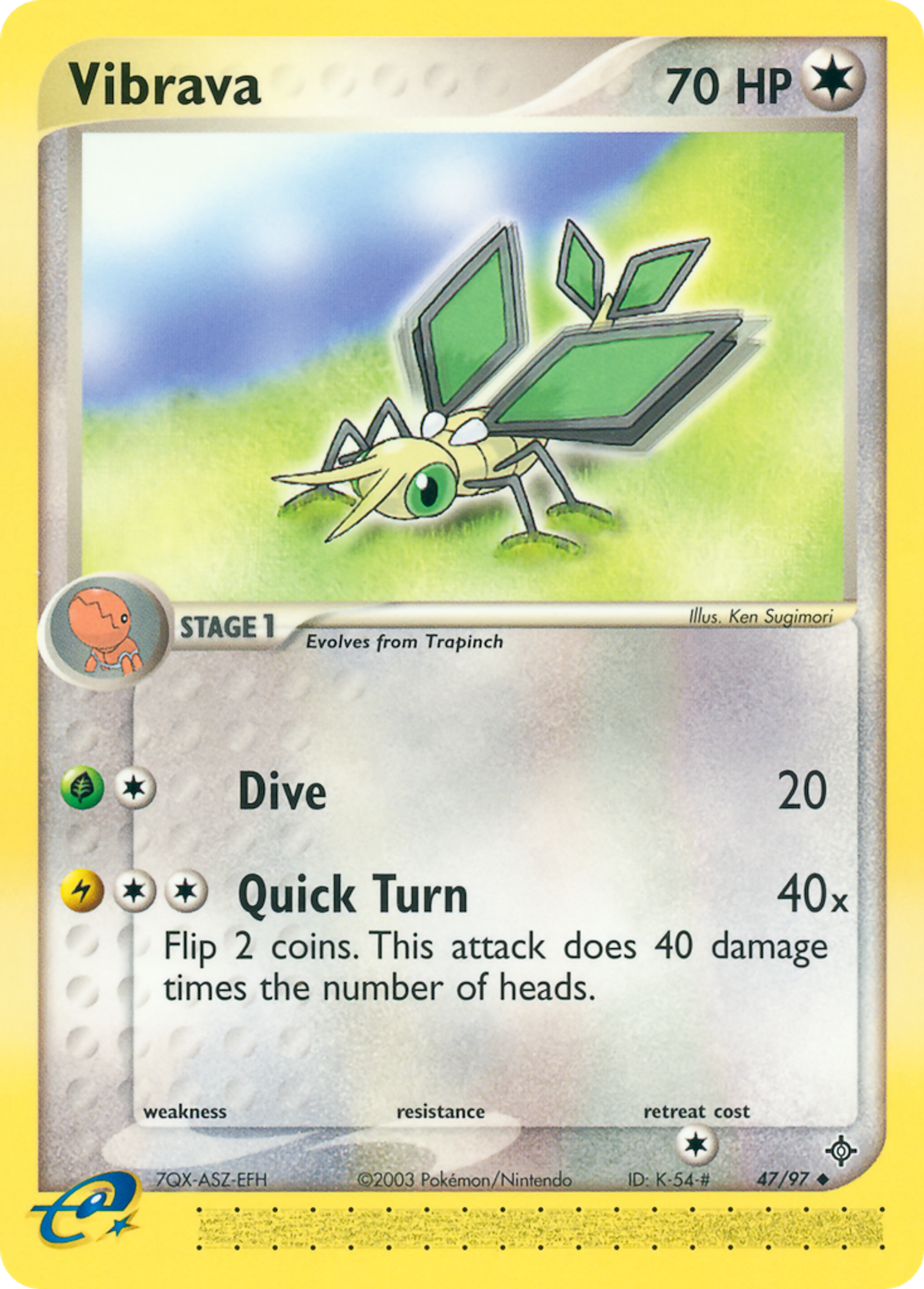 Vibrava — Dragon — Pokemon