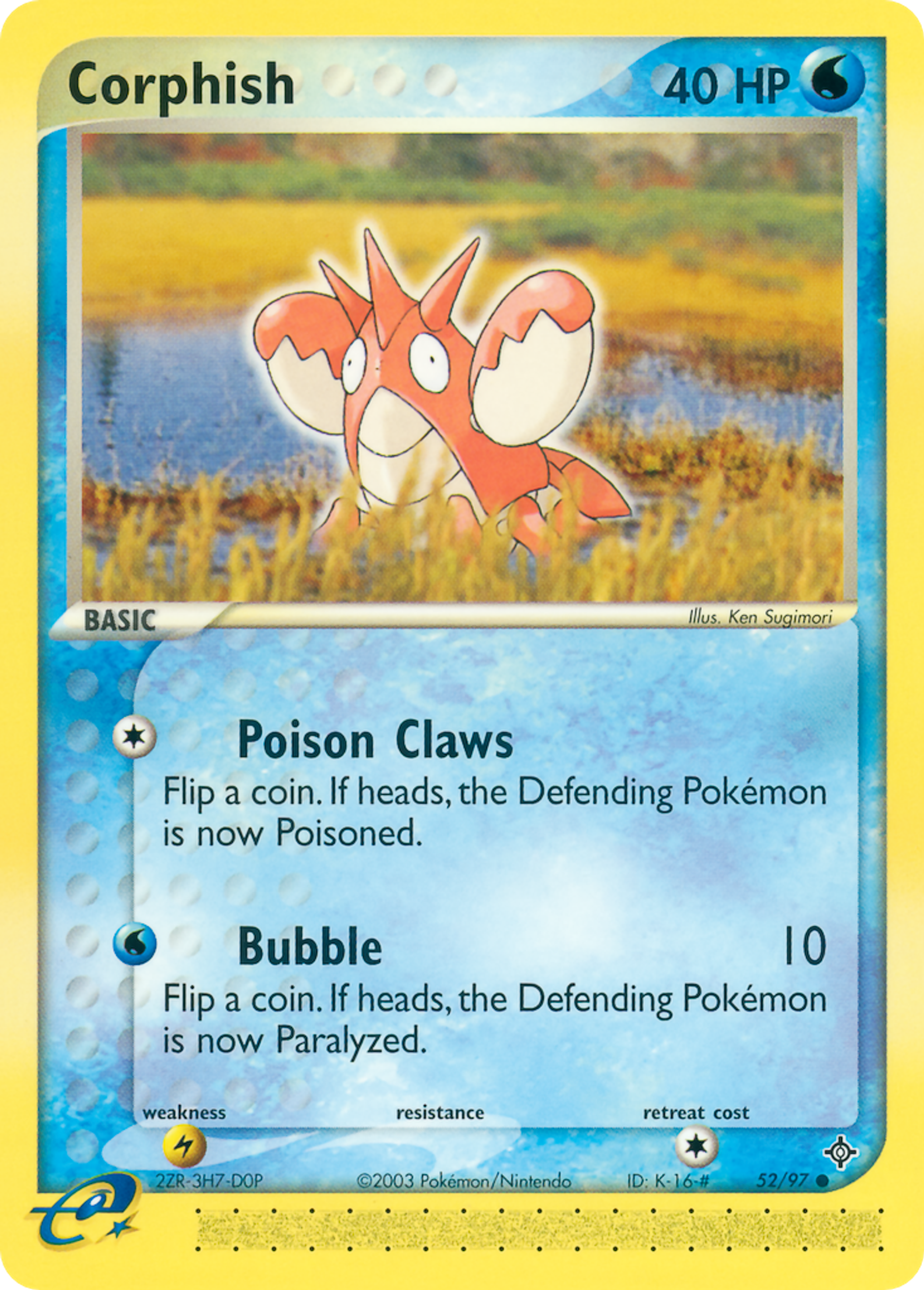 Corphish — Dragon — Pokemon