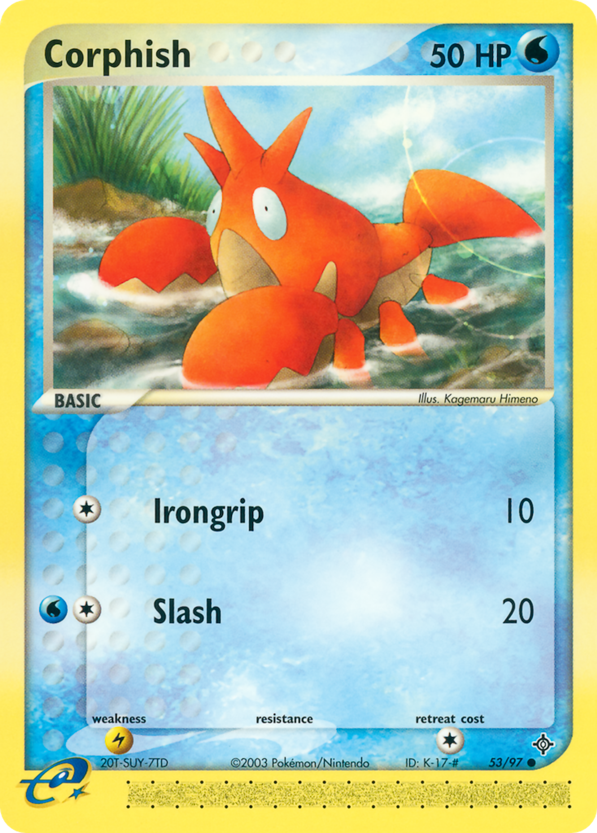 Corphish — Dragon — Pokemon