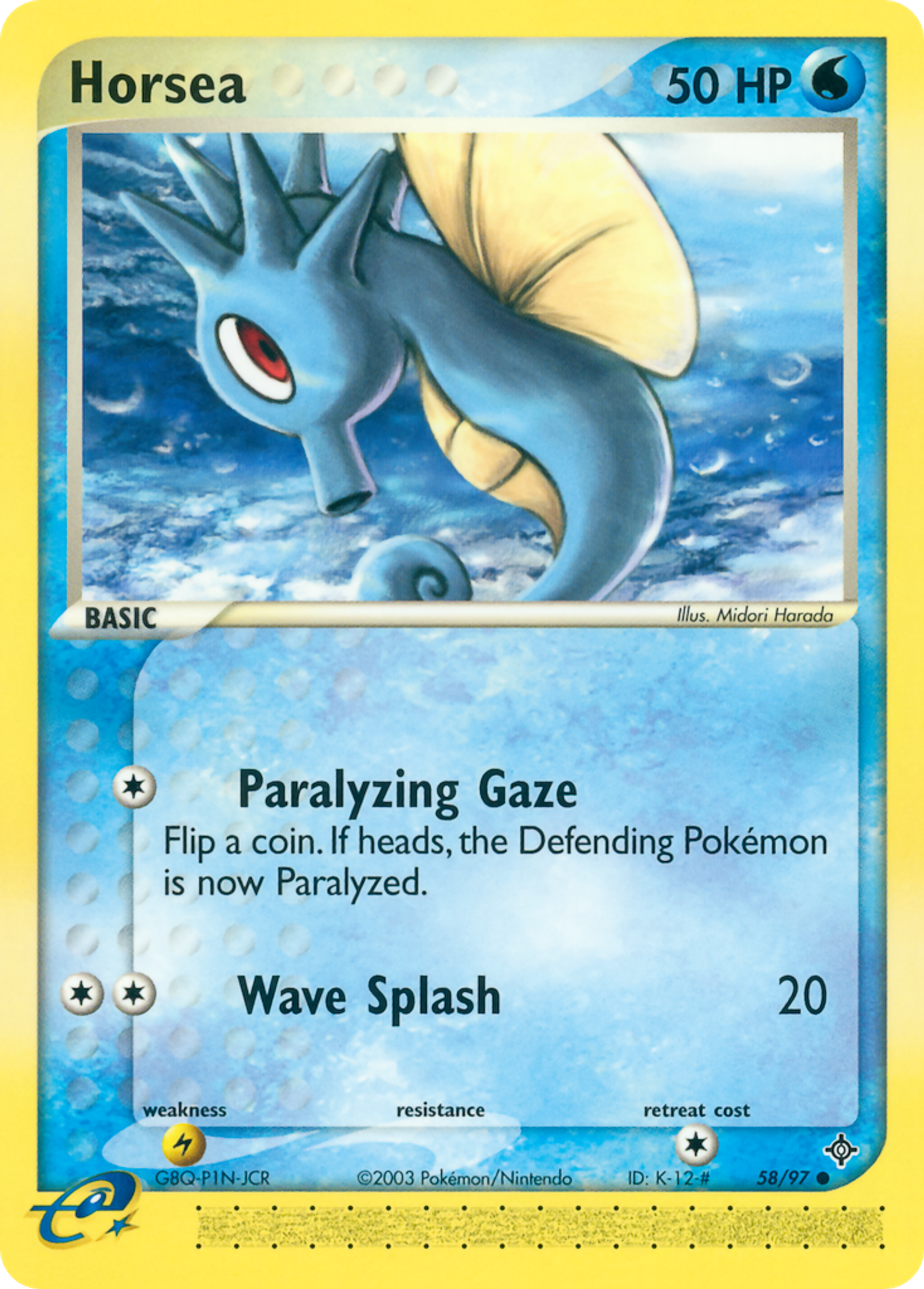 Horsea — Dragon — Pokemon