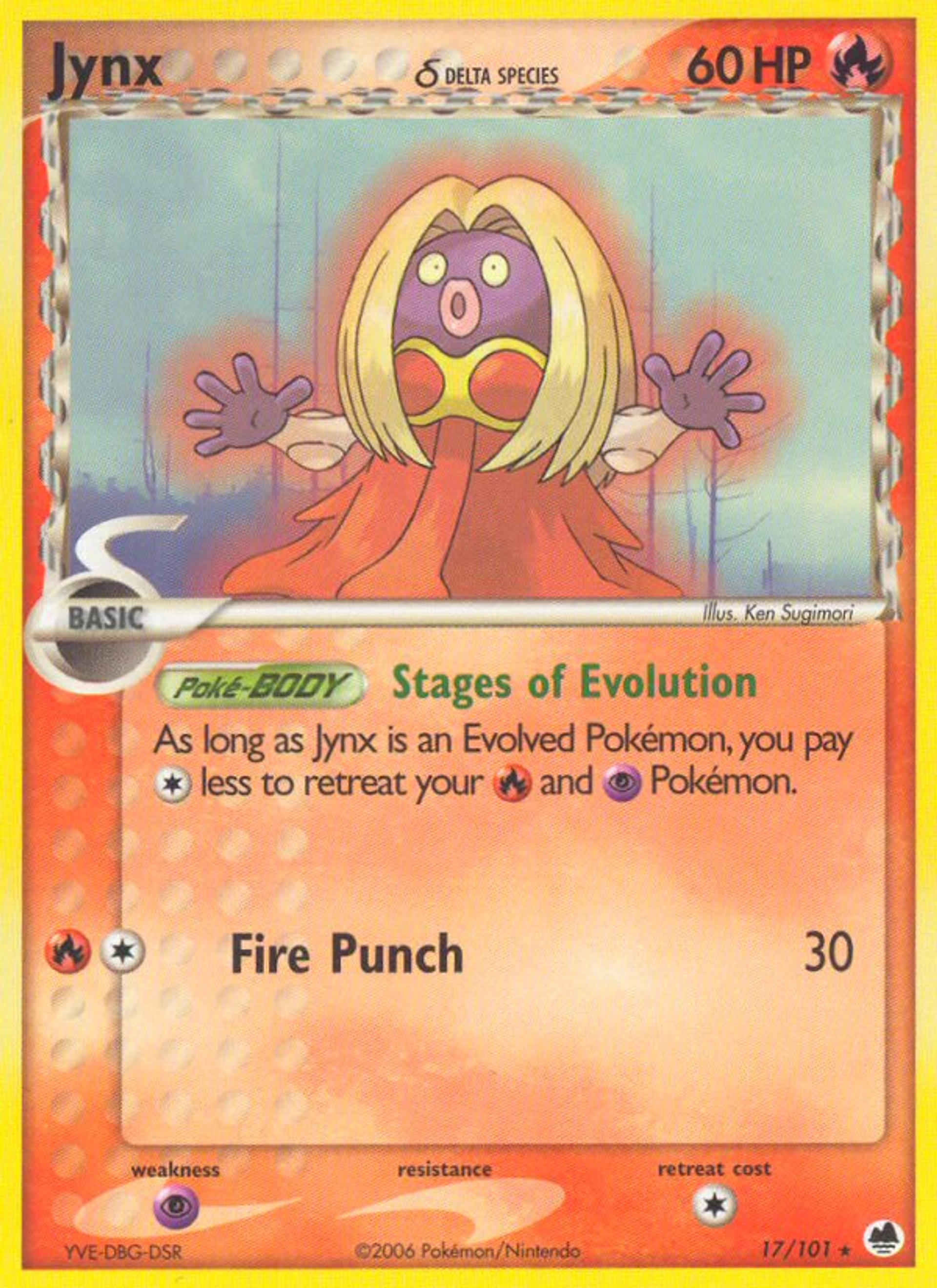 Jynx — Dragon Frontiers — Pokemon