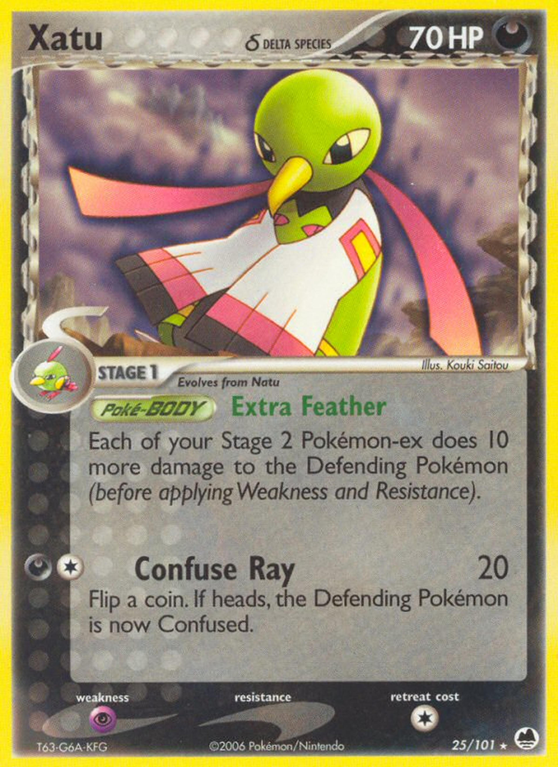 Xatu — Dragon Frontiers — Pokemon
