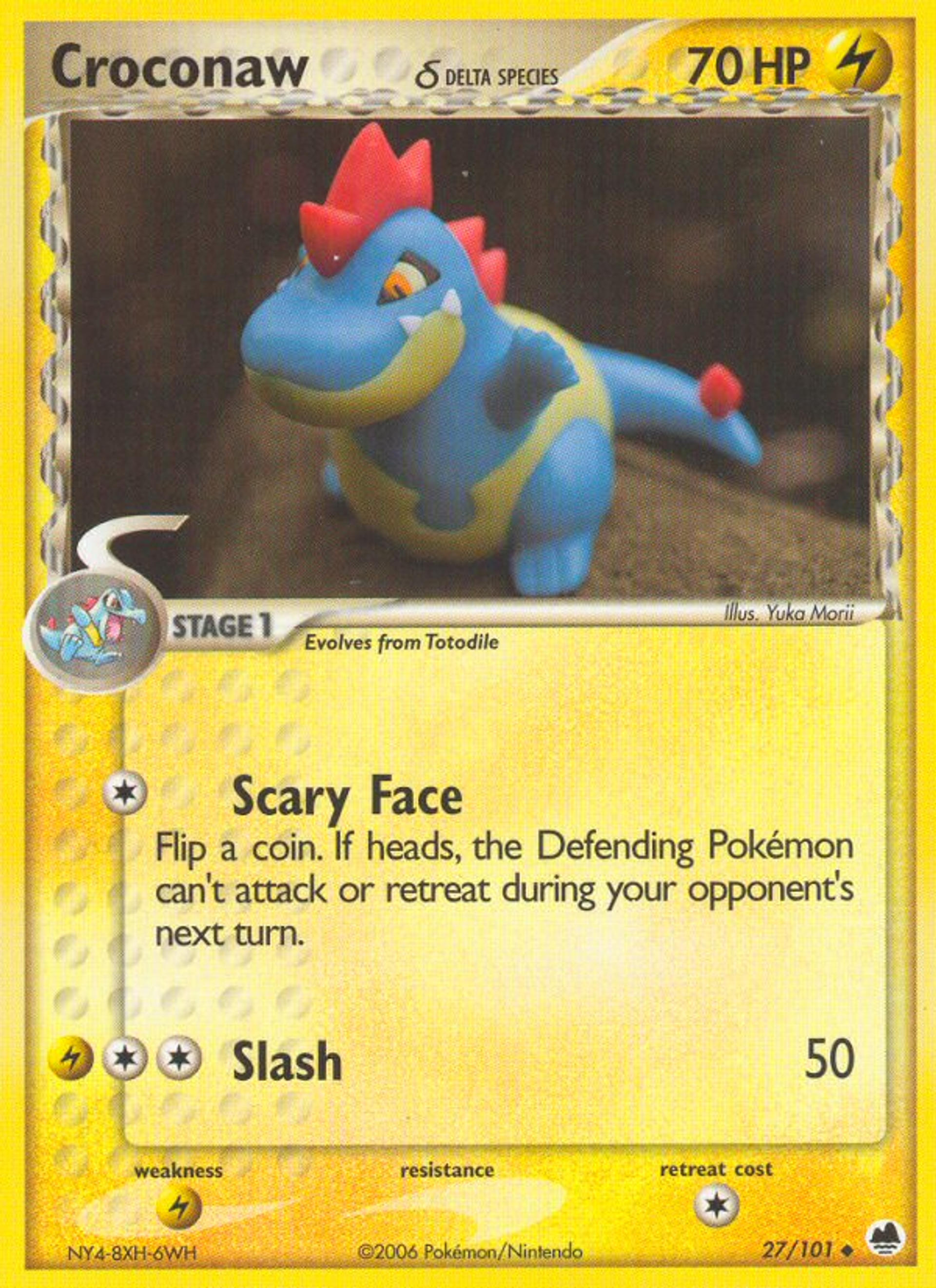 Croconaw — Dragon Frontiers — Pokemon
