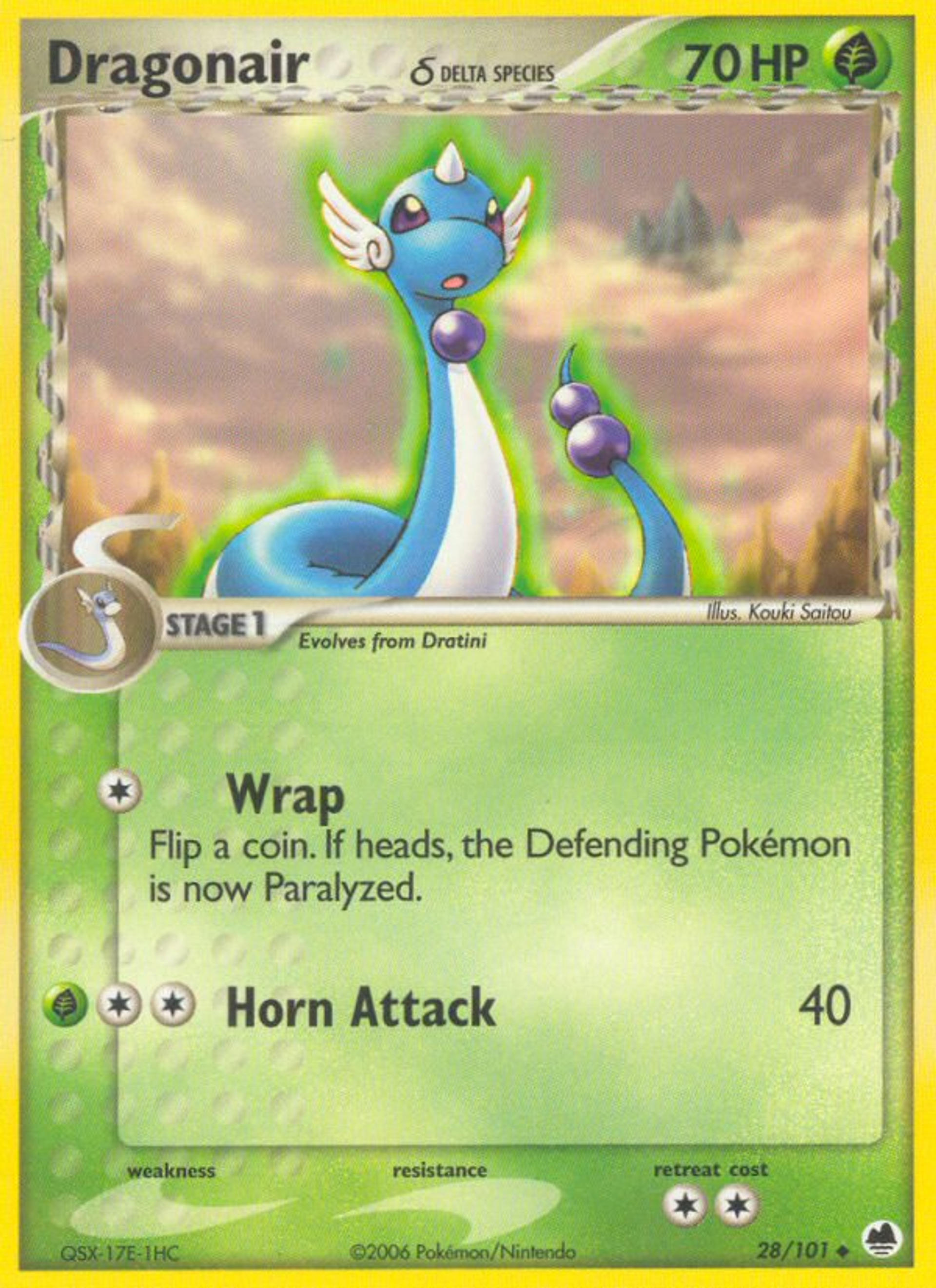 Dragonair — Dragon Frontiers — Pokémon
