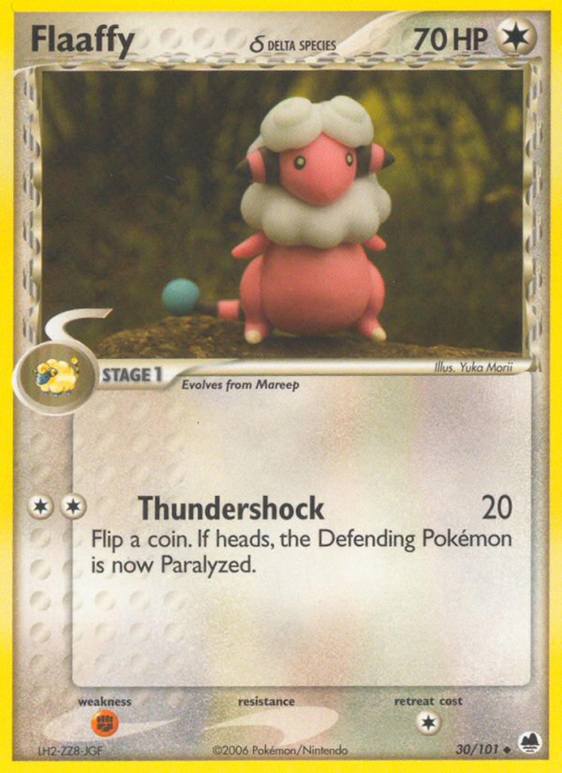 Flaaffy — Dragon Frontiers — Pokemon