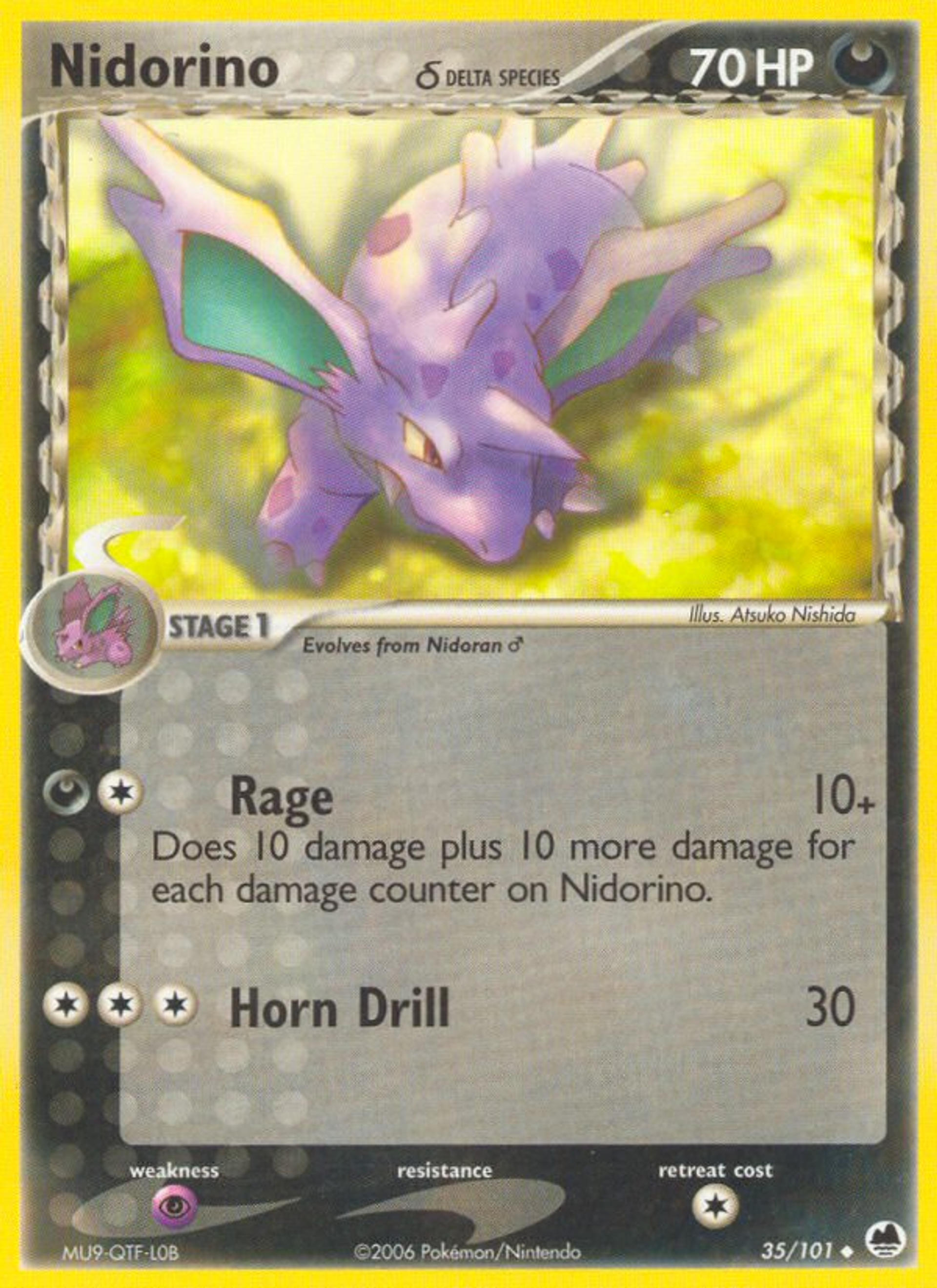 Nidorino — Dragon Frontiers — Pokemon