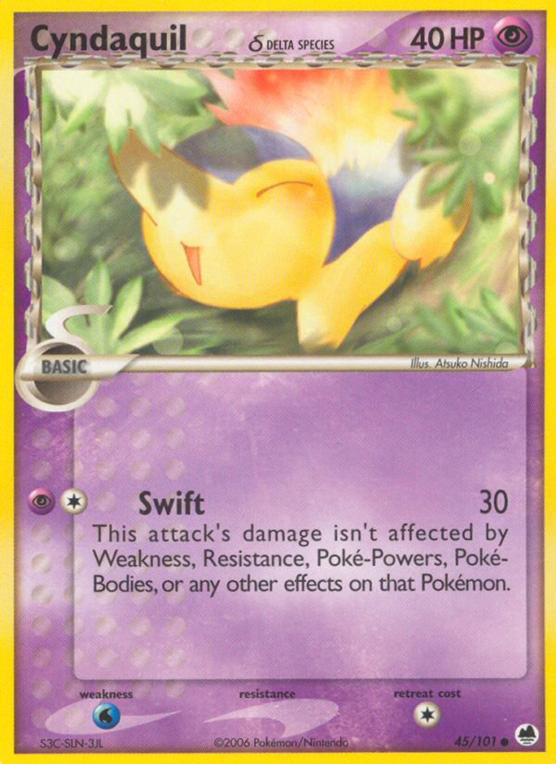 Cyndaquil — Dragon Frontiers — Pokémon