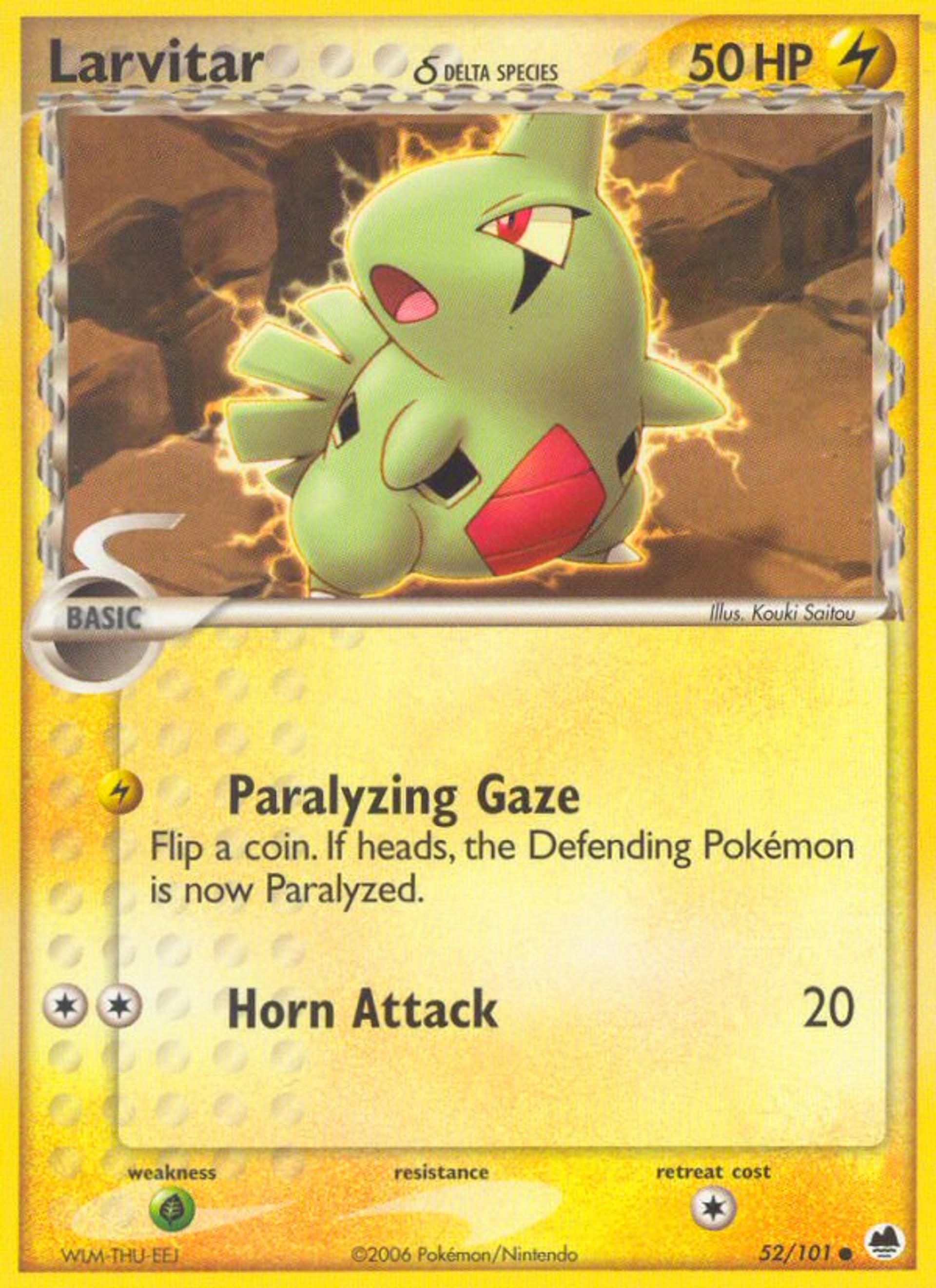 Larvitar — Dragon Frontiers — Pokémon
