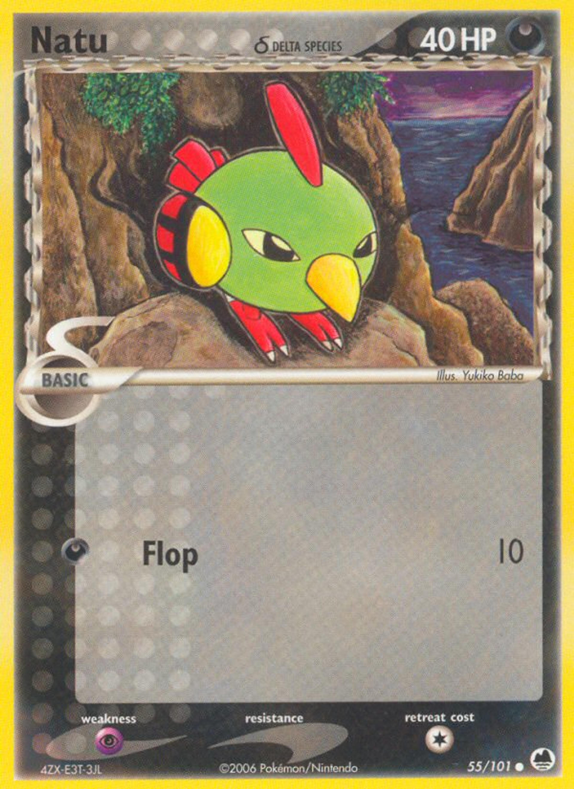 Natu — Dragon Frontiers — Pokemon