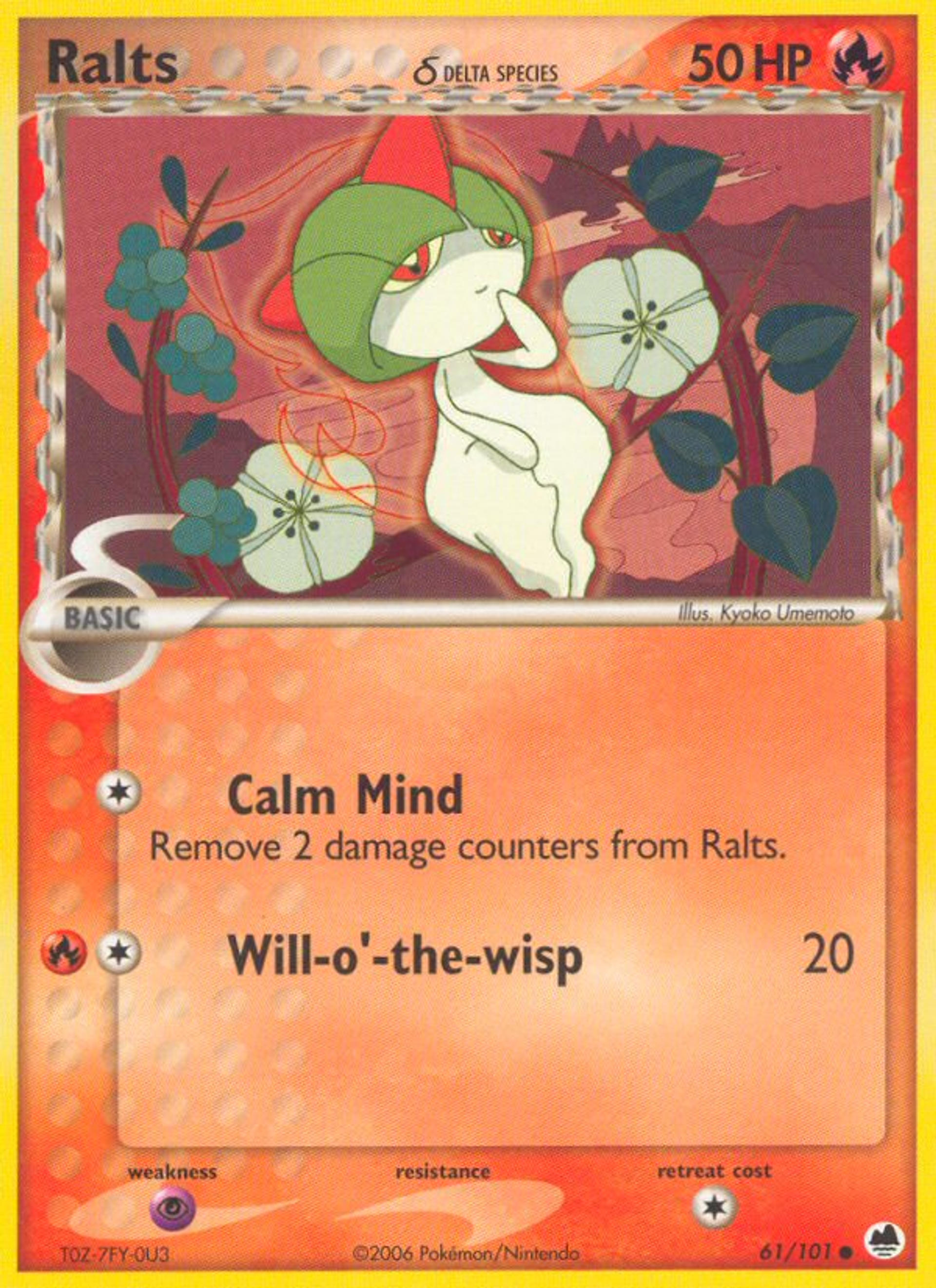 Ralts — Dragon Frontiers — Pokemon